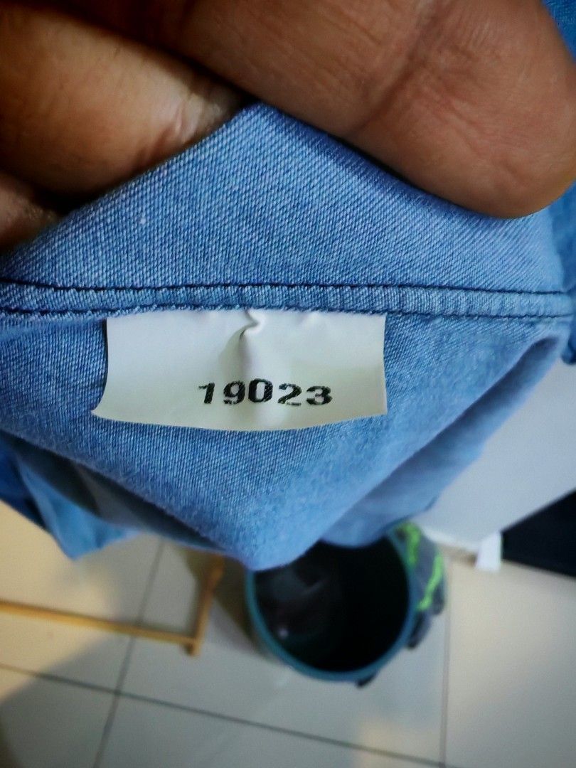 Finamore Finamore Napoli Chambray Denim Shirt Italy Size US M / EU 48-50 / 2 - 7 Thumbnail