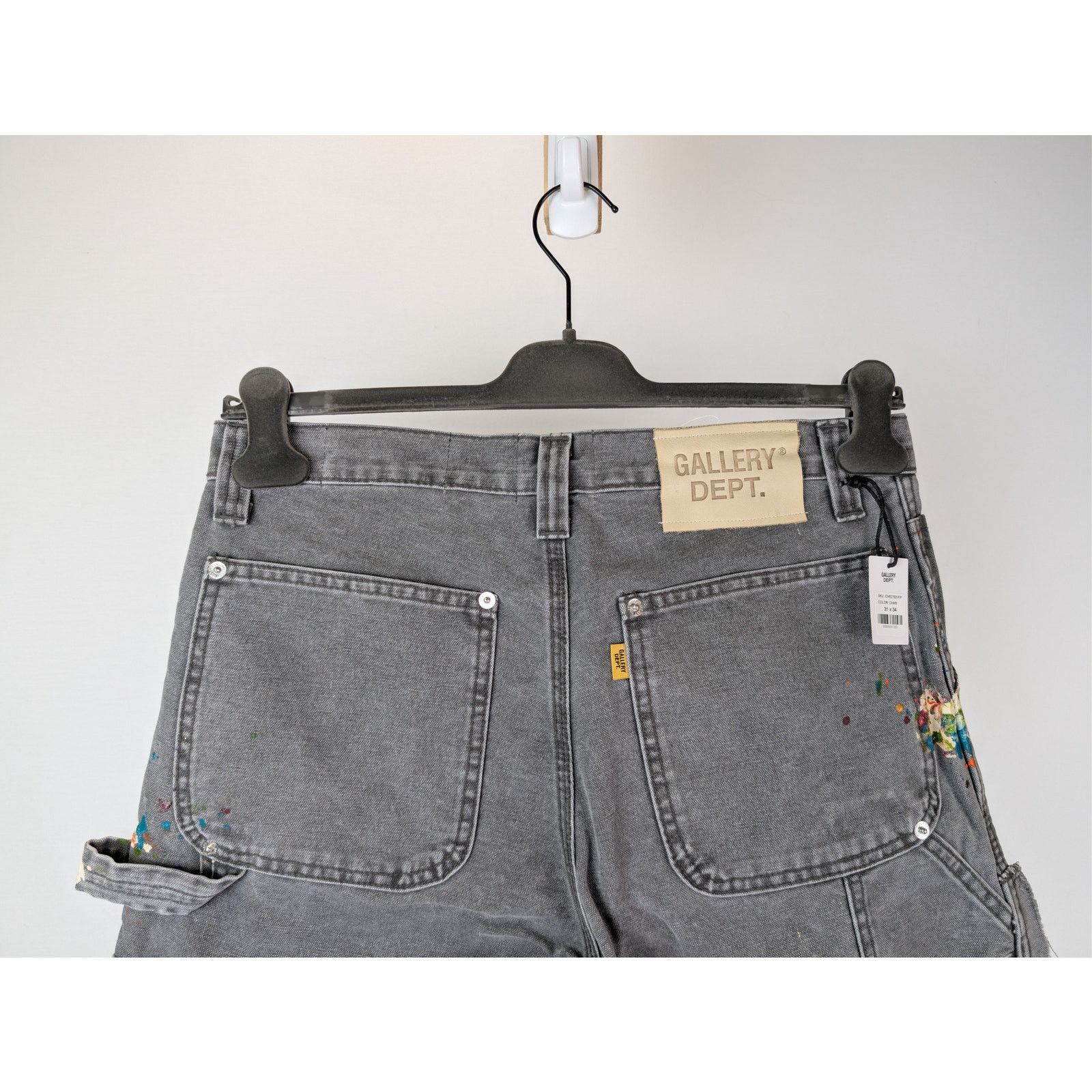 Gallery Dept. o1rshd1 LA Flare Carpenter Jeans in Charcoal Size US 31 - 12 Thumbnail
