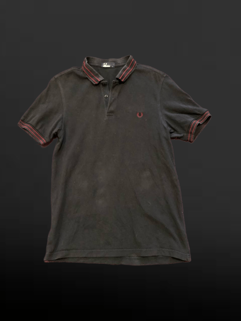 Fred Perry Black Polo Logo Fred Perry Streetwear Size L Y2K T-Shirt Size US L / EU 52-54 / 3 - 1 Thumbnail