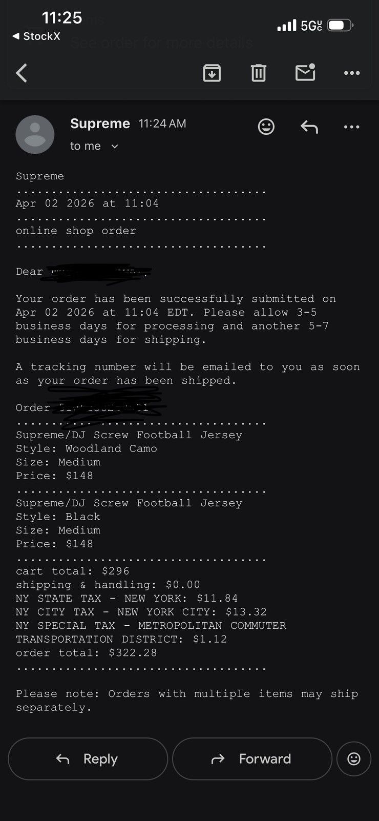 Supreme Supreme DJ Screw Jersey Black Size M New Order Confirmed Size US M / EU 48-50 / 2 - 4 Thumbnail