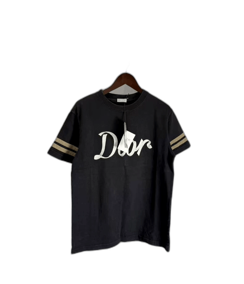 Dior Dior Black Short Sleeve Shirt with Embroidery-2506 Size US S / EU 44-46 / 1 - 1 Thumbnail