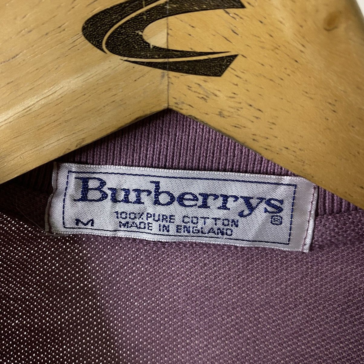 Burberry Vintage 90s Burberrys Polo Tee Made in England Size US M / EU 48-50 / 2 - 3 Thumbnail