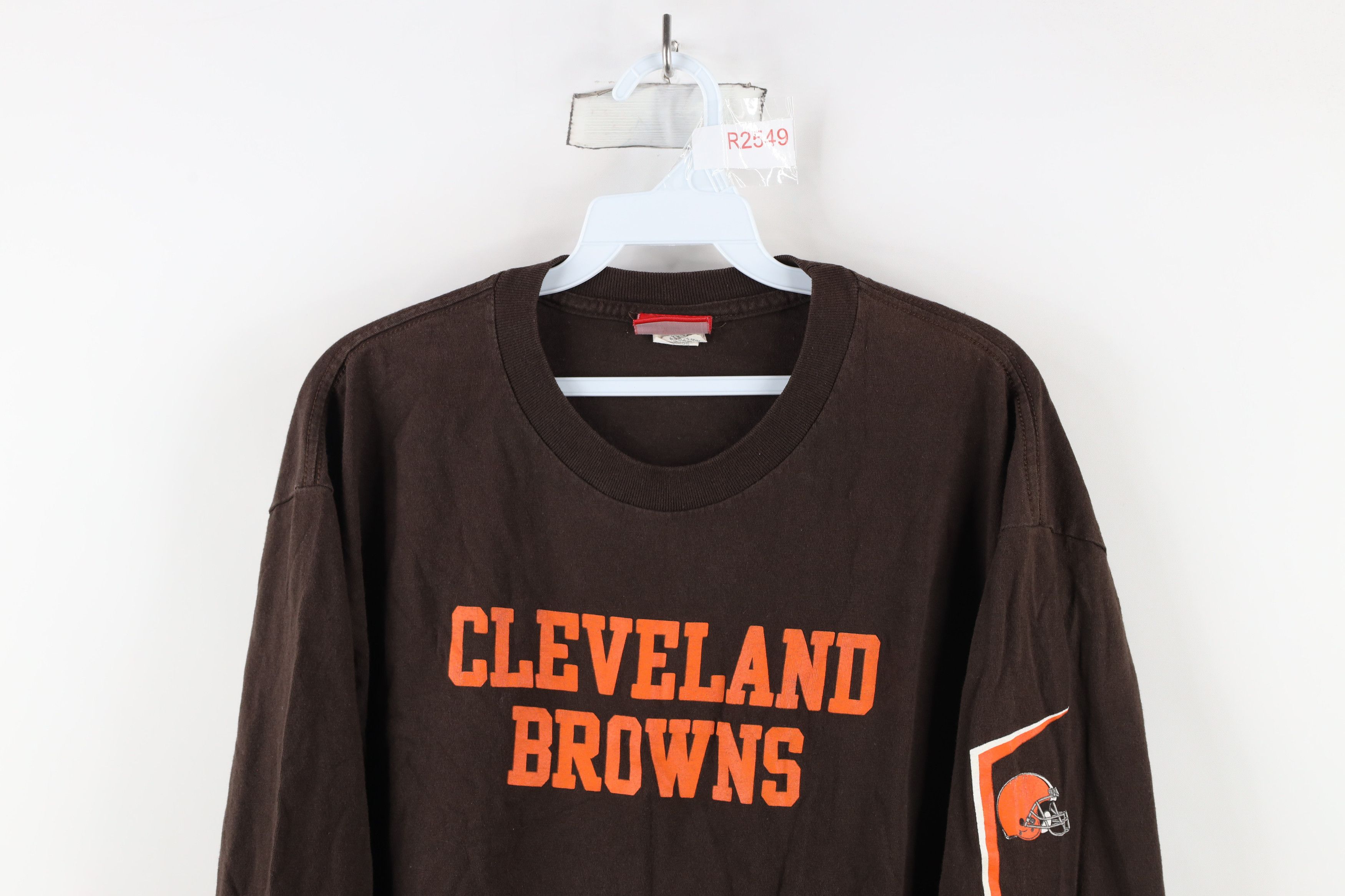 Vintage Vintage Cleveland Browns Football Long Sleeve T-Shirt Brown Size US L / EU 52-54 / 3 - 2 Thumbnail