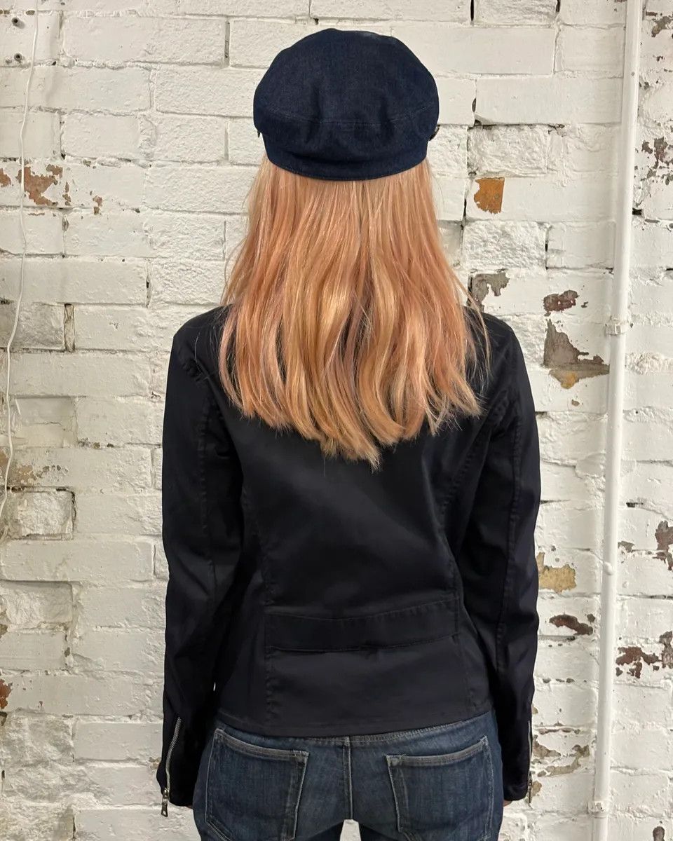 Prada SS2000 Prada Navy Nylon Zip Sport Light Jacket Size S / US 4 / IT 40 - 3 Thumbnail