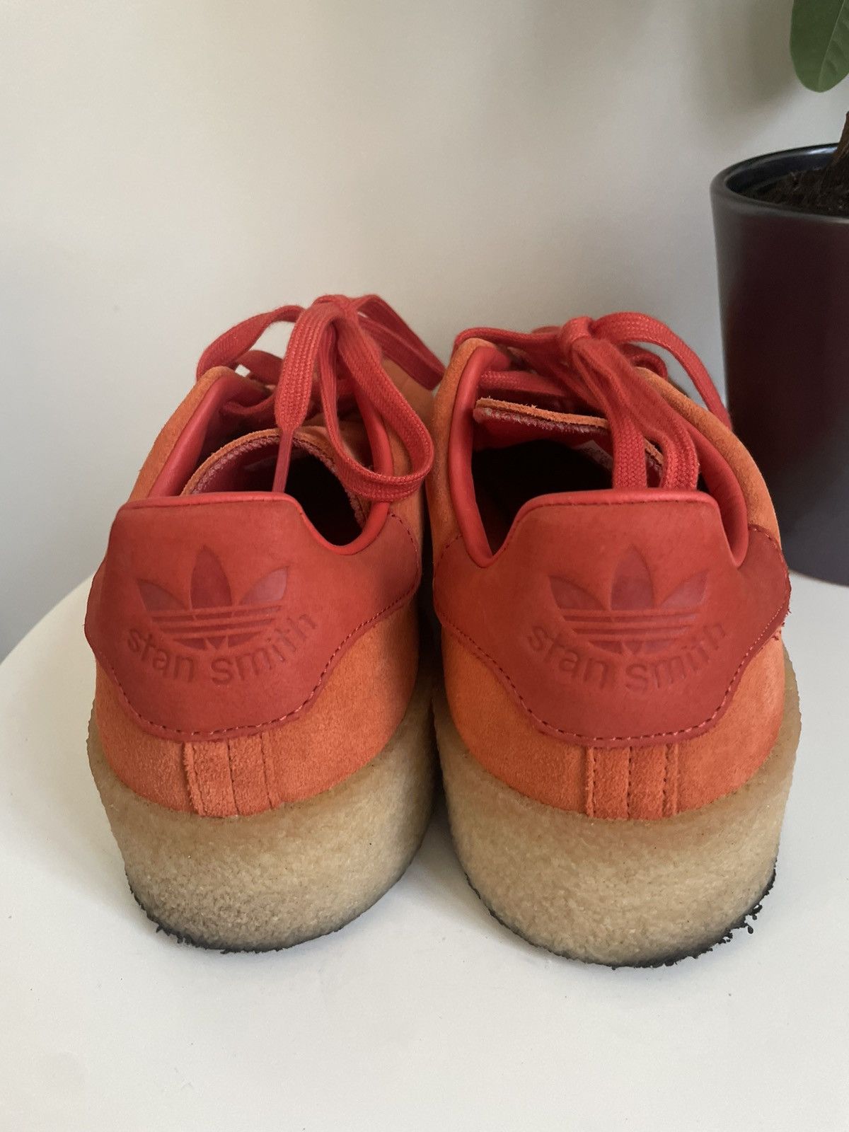 Adidas Men Size 9.5 adidas Stan Smith Crepe Craft Orange - FZ6445 Size US 9.5 / EU 42-43 - 5 Thumbnail