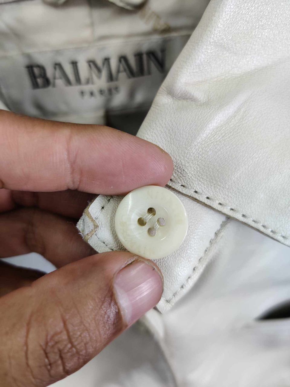 Balmain Vintage Balmain Paris Leather Jacket Size US M / EU 48-50 / 2 - 10 Thumbnail
