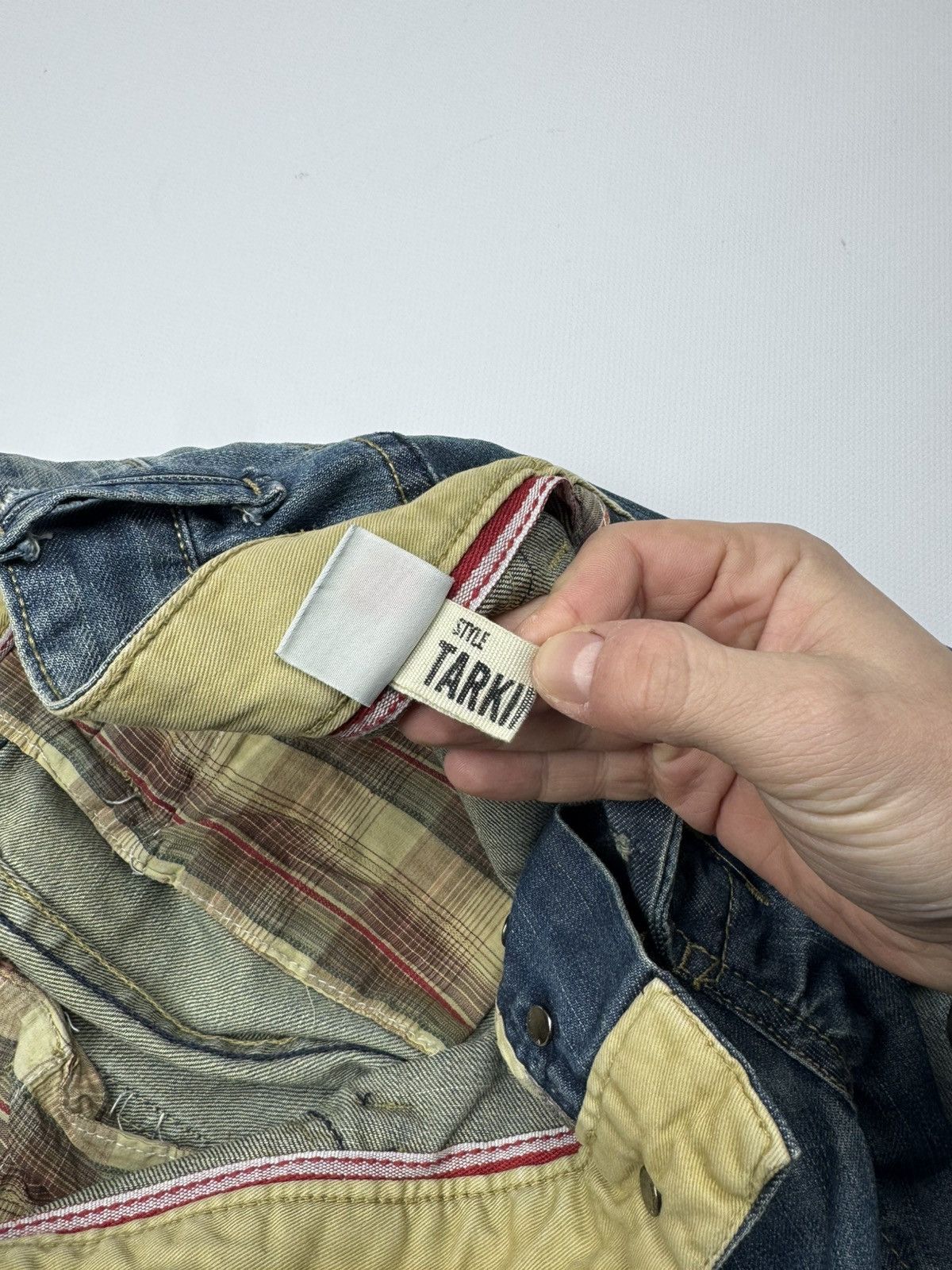 If Six Was Nine Vintage Junya Watanabe Style Distressed Jeans Size US 33 - 17 Thumbnail