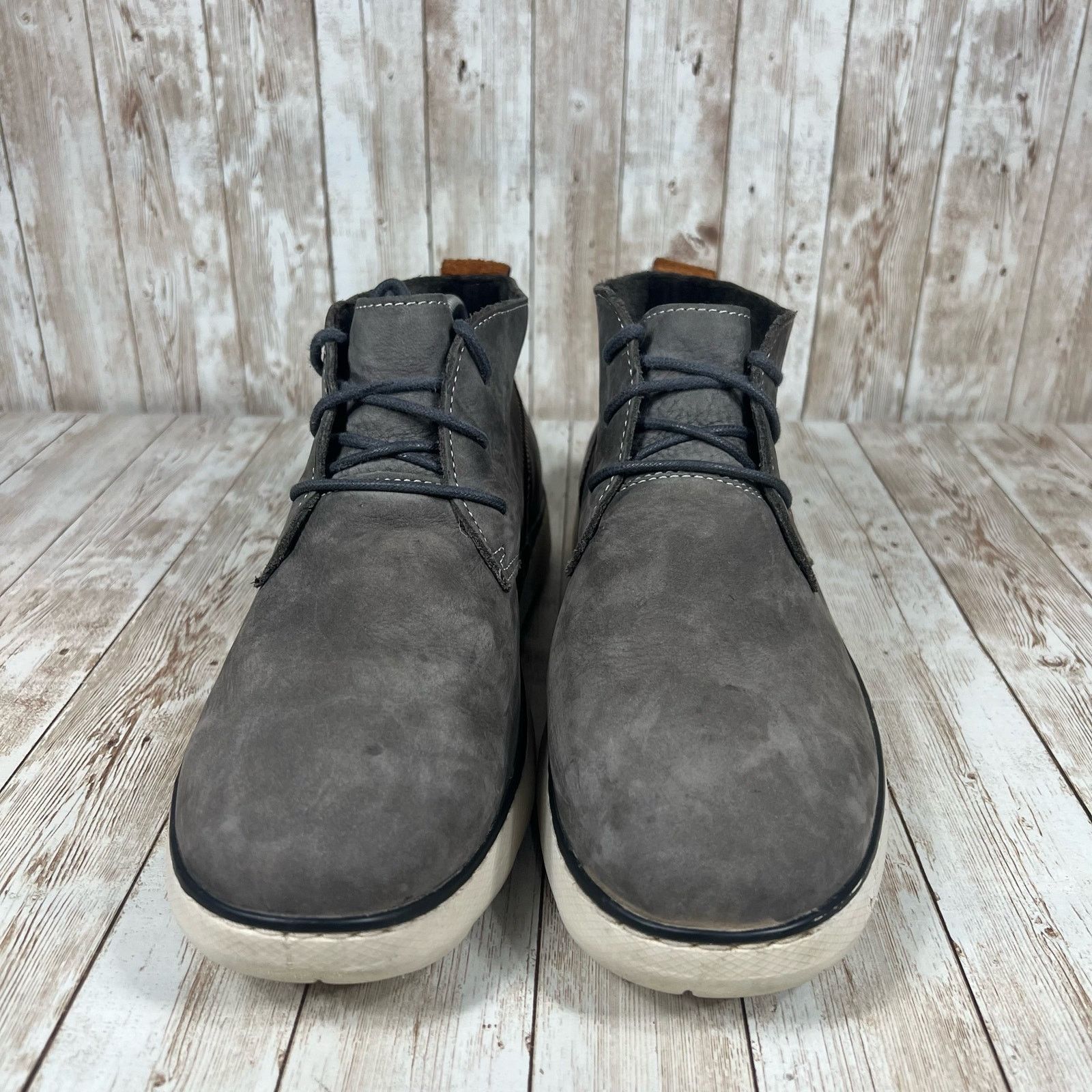 Johnston & Murphy Johnston and Murphy Farley chukka boots Mens 12 gray Size US 12 / EU 45 - 4 Thumbnail