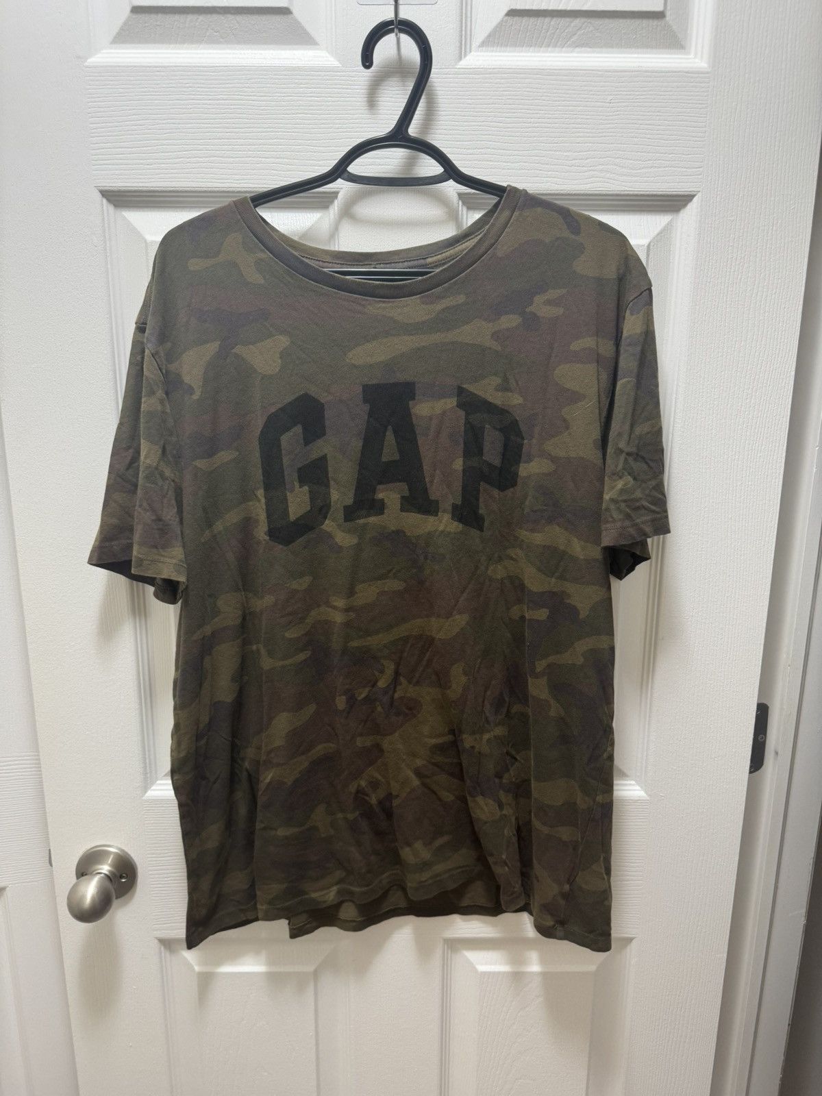 Gap Gap Vintage Camo RealTree Woodland Oversized Text Shirt Size US XL / EU 56 / 4 - 1 Thumbnail