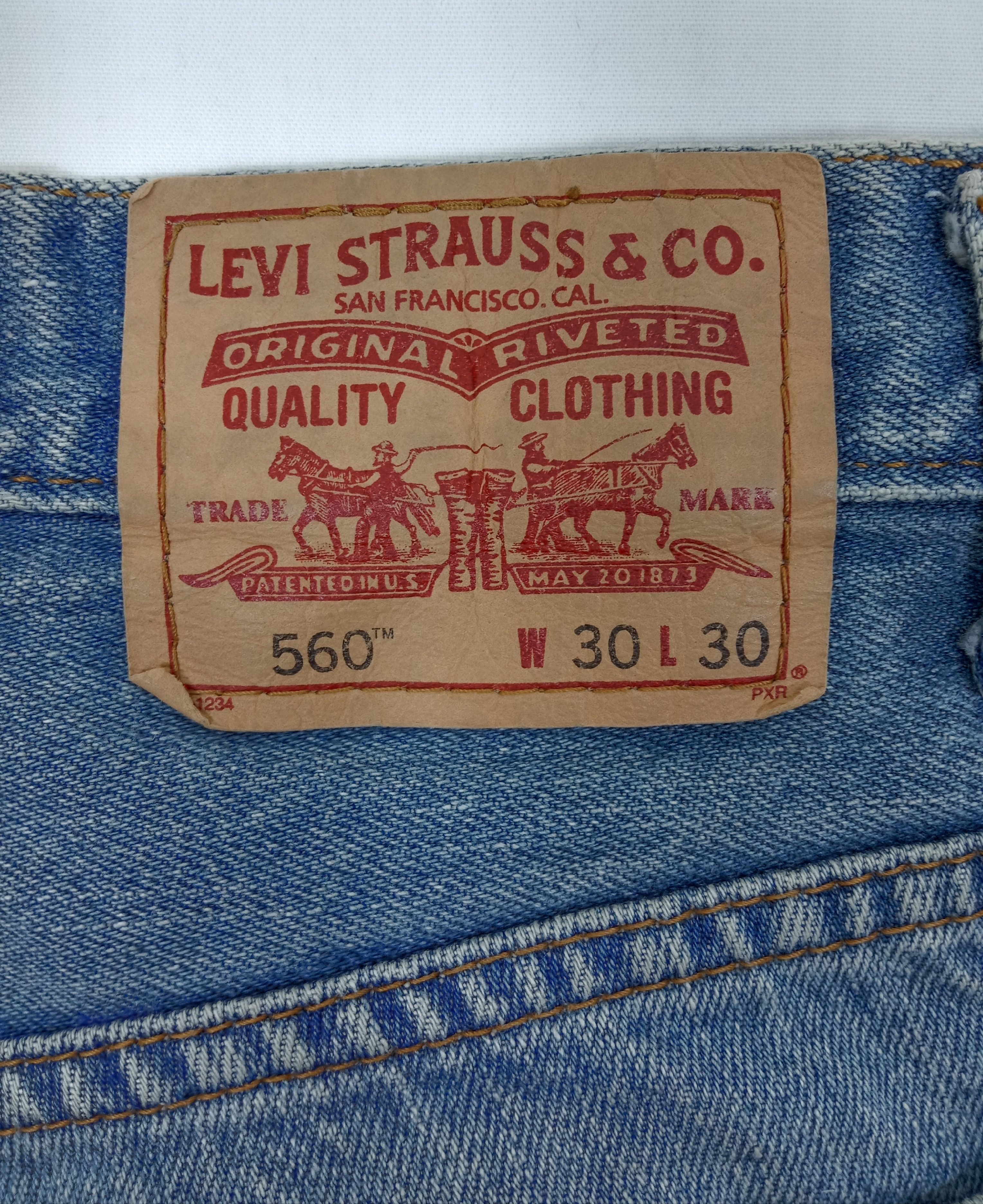 Levi's Vintage Levi's 560 Ripped Jeans Distressed Denim Size US 30 / EU 46 - 12 Thumbnail