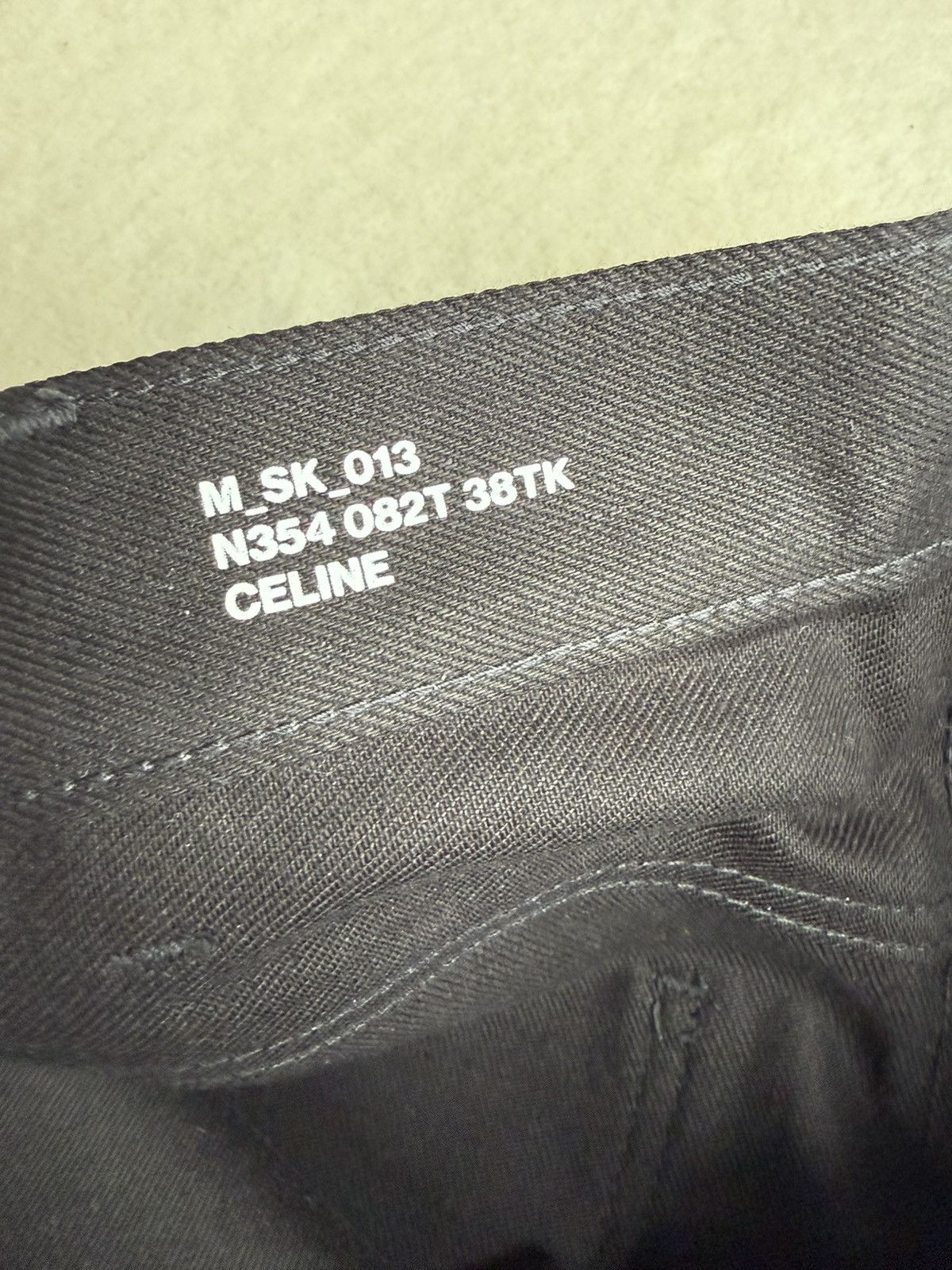 Celine $990 FW23 Celine Wiltern pure black skinny jeans Hedi 30 Size US 30 / EU 46 - 17 Thumbnail
