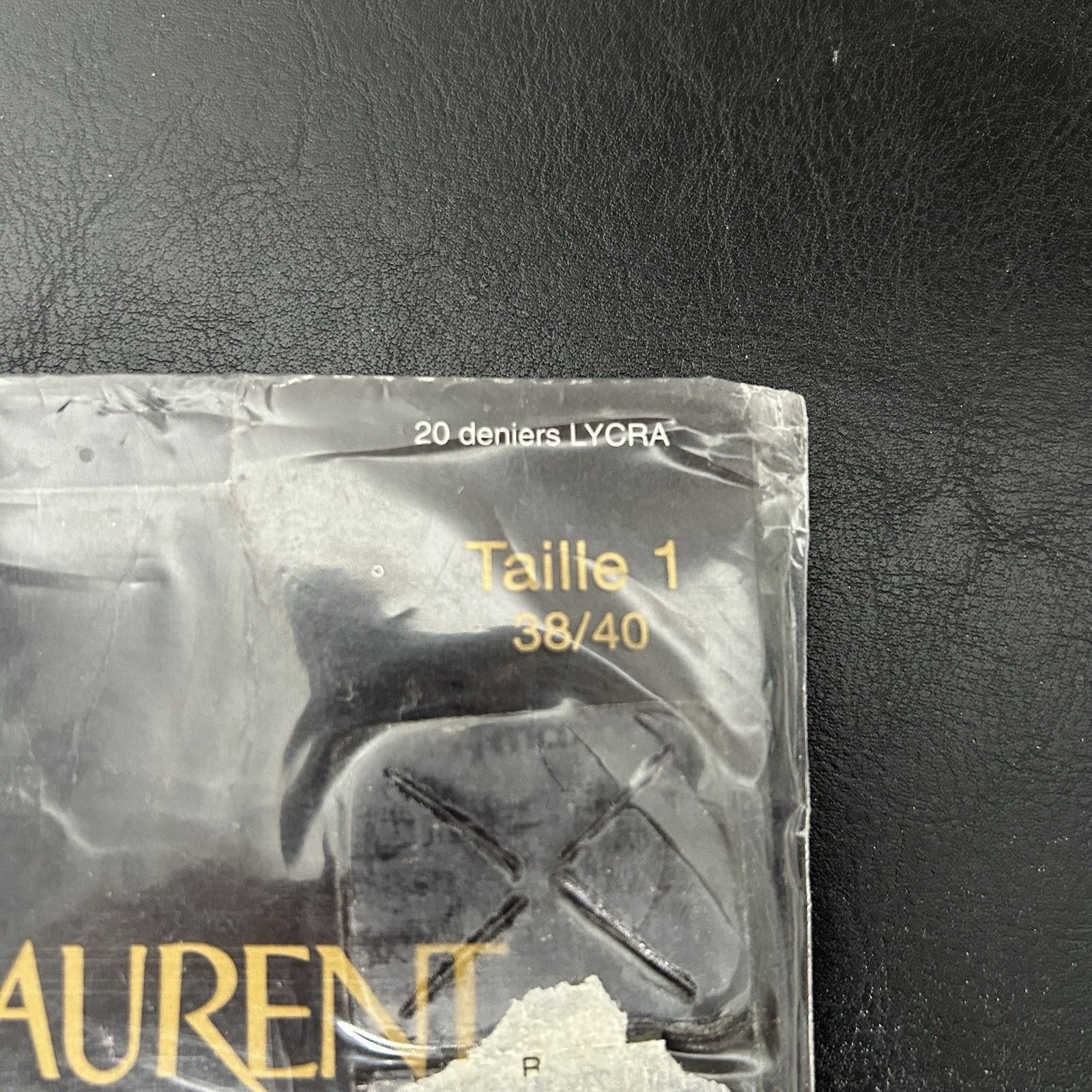 Yves Saint Laurent Yves Saint Laurent Black Opaque Collant Tights Size 1 38/40 Size ONE SIZE - 3 Thumbnail