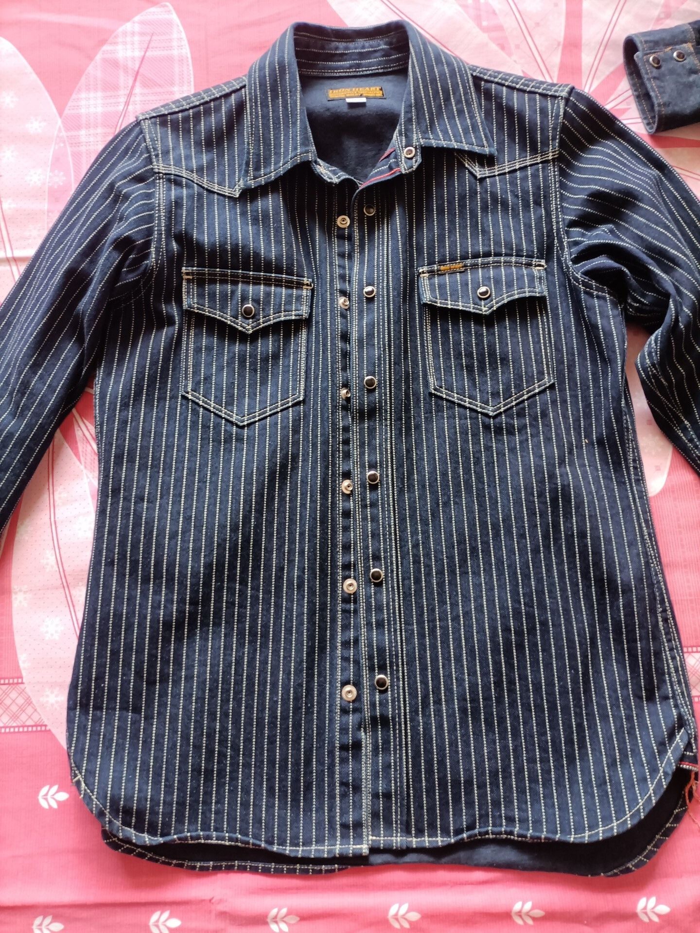 Iron Heart Iron Heart 12oz Original Stripe Shirt Size US M / EU 48-50 / 2 - 1 Thumbnail
