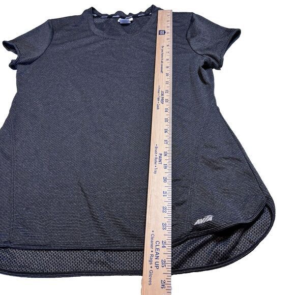 Avia AVIA Activewear T-Shirt Fitted Striped Gray Gym Workout M Size M / US 6-8 / IT 42-44 - 3 Thumbnail