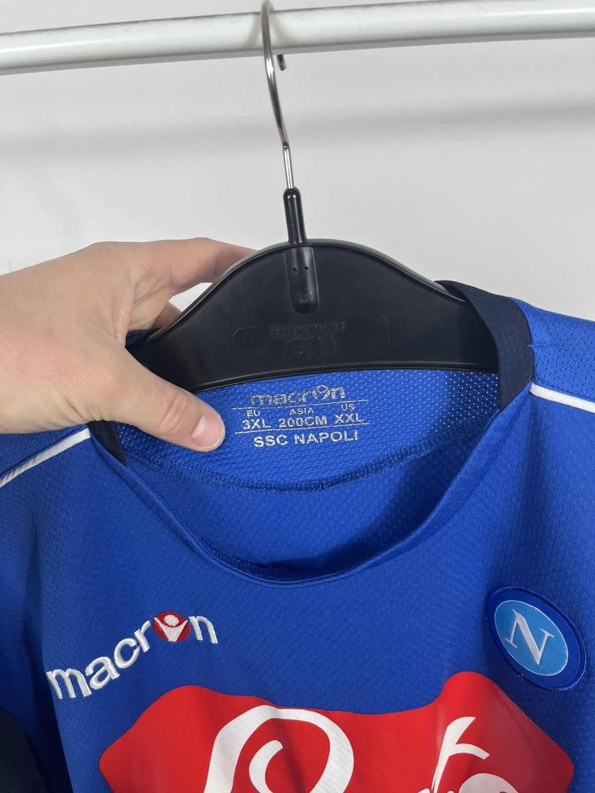 Macron Macron SSC Napoli Jersey Lete Sponsor Blue XXL Soccer Shirt Size US XXL / EU 58 / 5 - 5 Thumbnail