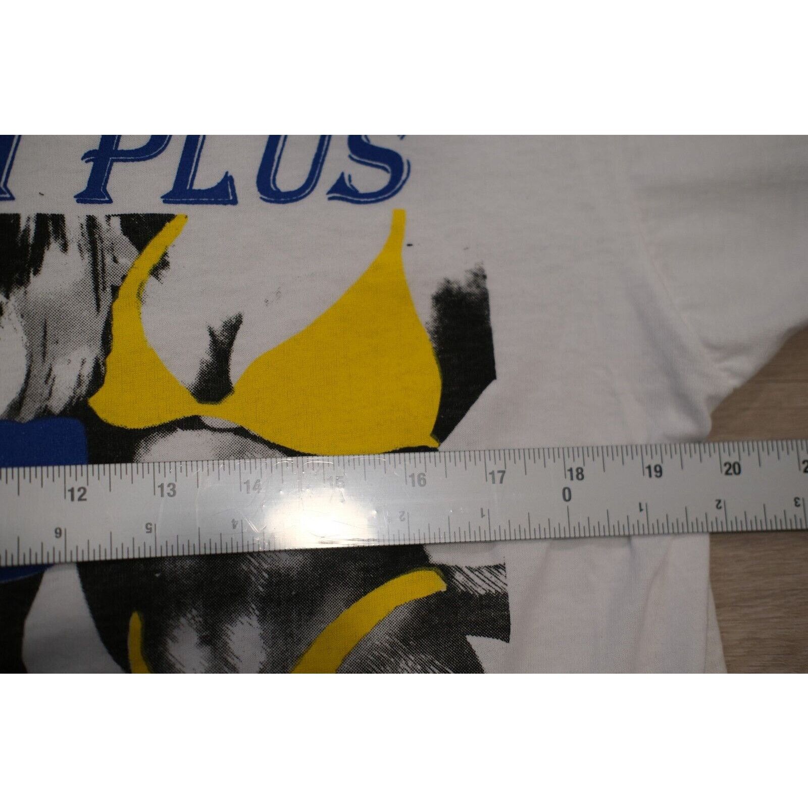 Fruit Of The Loom Vintage 90s Fruit of the Loom Platinum Plus Tee Large White Size US L / EU 52-54 / 3 - 5 Thumbnail