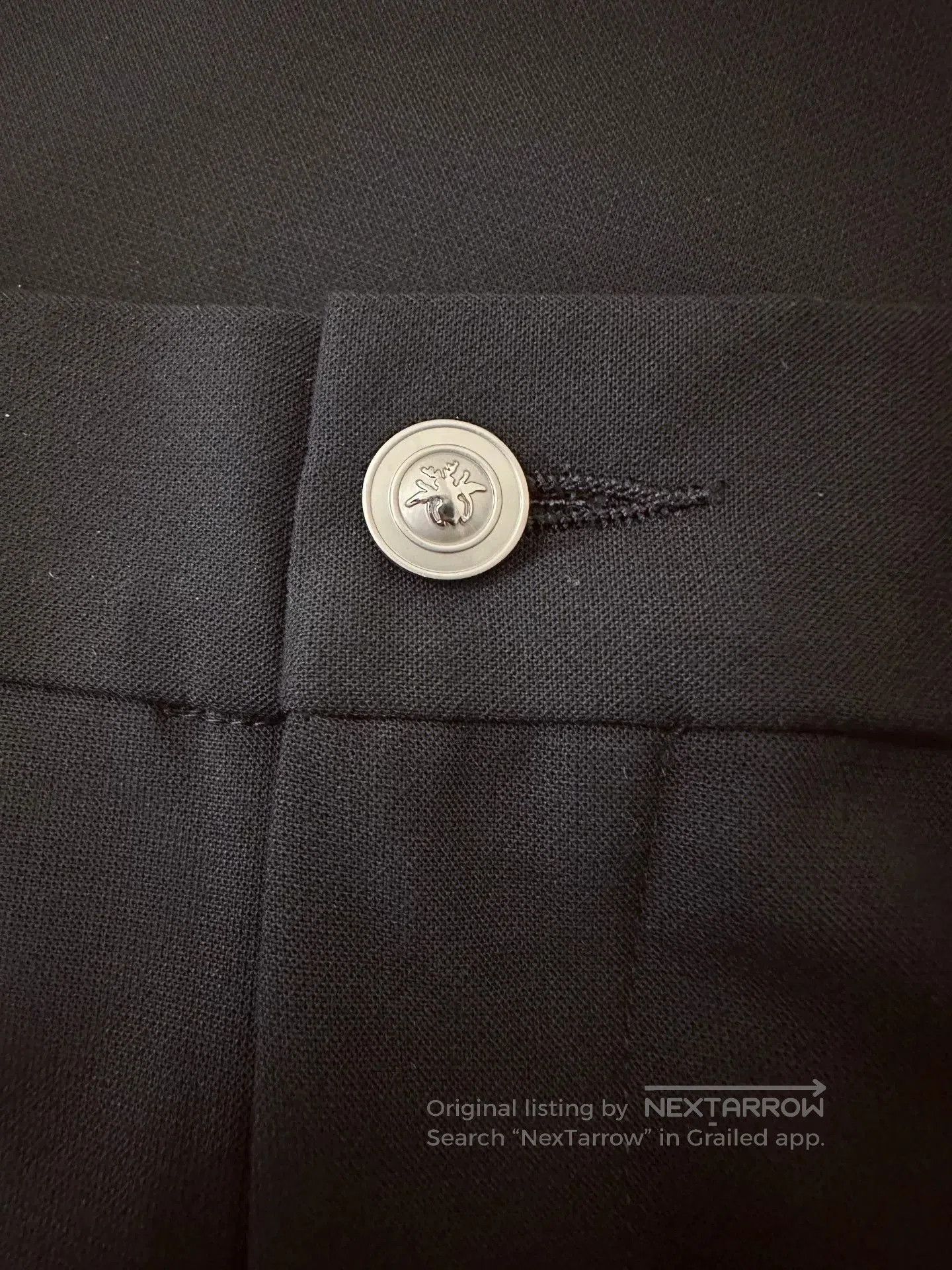Dior DIOR Wool Black Casual Trousers. Size US 32 / EU 48 - 3 Thumbnail