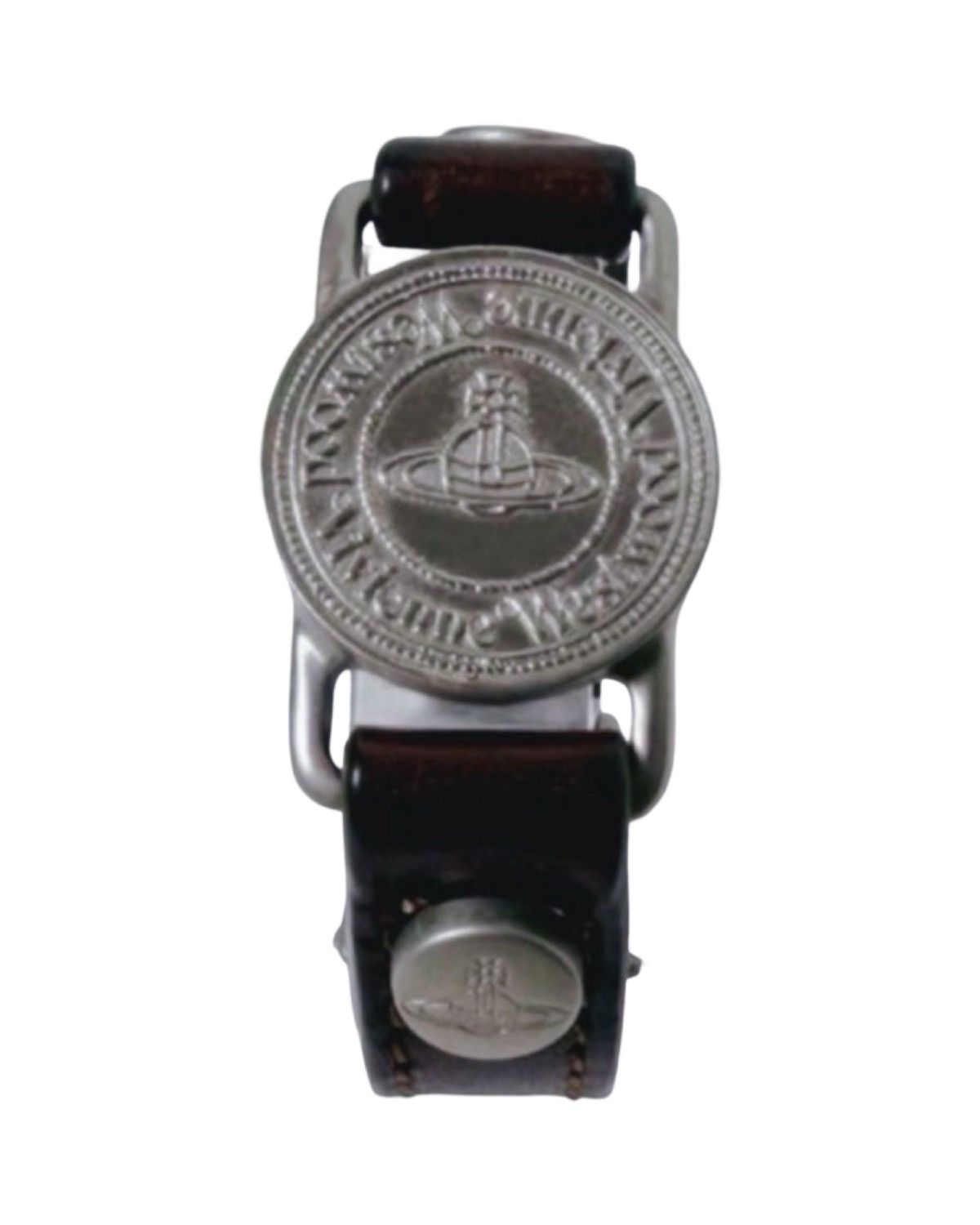 Vivienne Westwood Orb Watch Face Leather Bracelet Size ONE SIZE - 3 Thumbnail