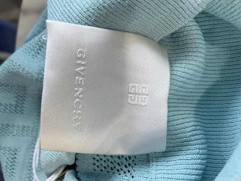 Givenchy Givenchy Light Blue High-Neck Knit Top, Size XS Size US XS / EU 42 / 0 - 6 Thumbnail