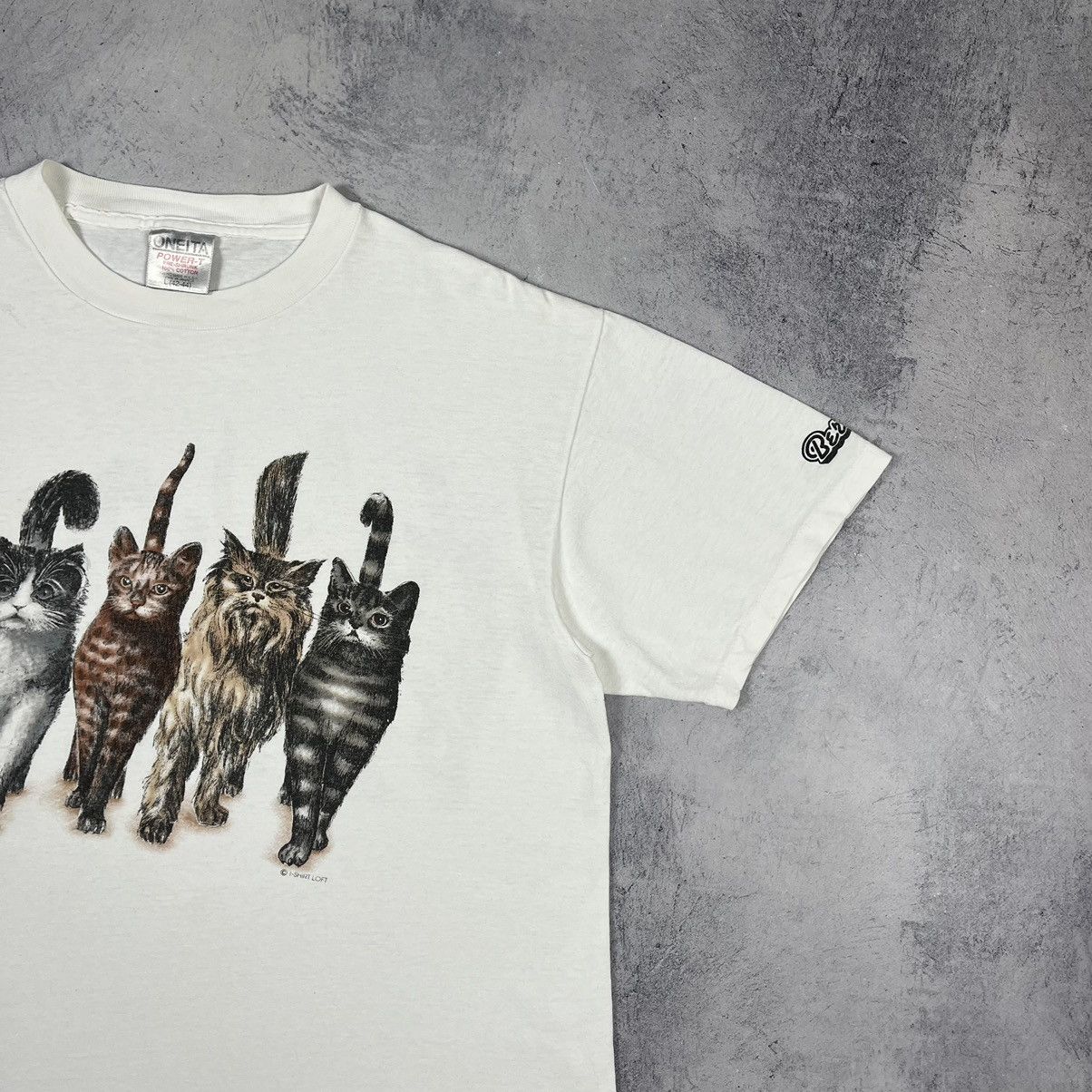 Vintage Vintage Cat’s humor cute graphic tee 90’s Size US L / EU 52-54 / 3 - 8 Thumbnail
