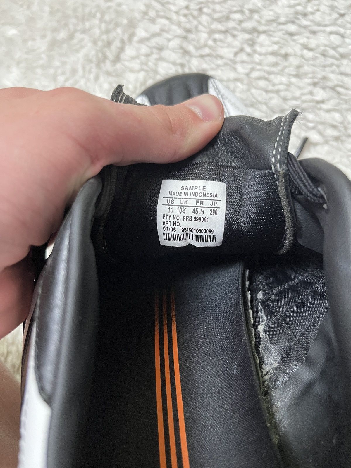 Adidas Adidas F50 TUNIT SAMPLE FG Football Boots - Vintage 2006 Size US 9 / EU 42 - 7 Thumbnail