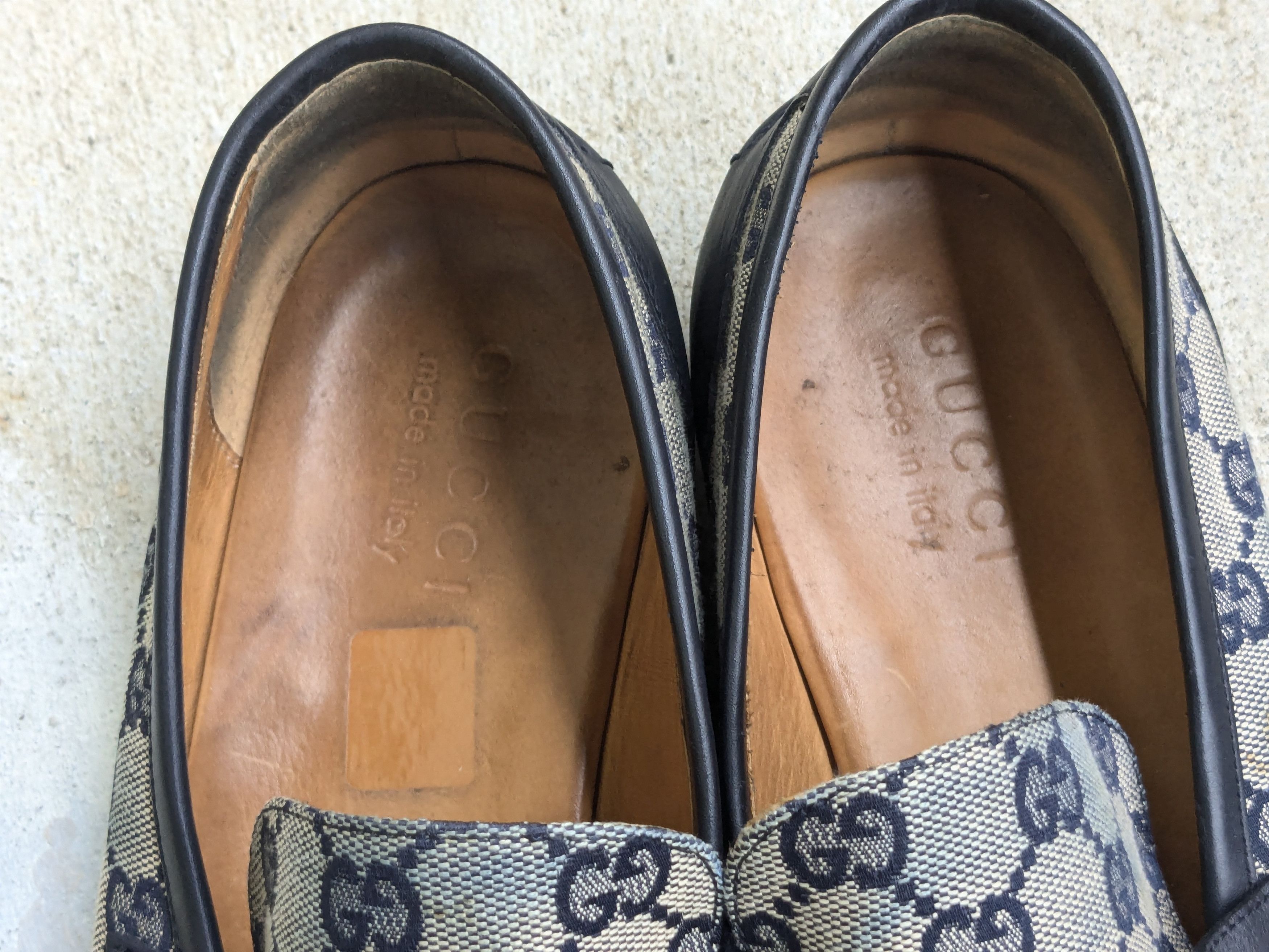 Gucci Gucci Horsebit Loafers Monogram Logo Canvas 8.5 Buckle Size US 8.5 / EU 41-42 - 3 Thumbnail