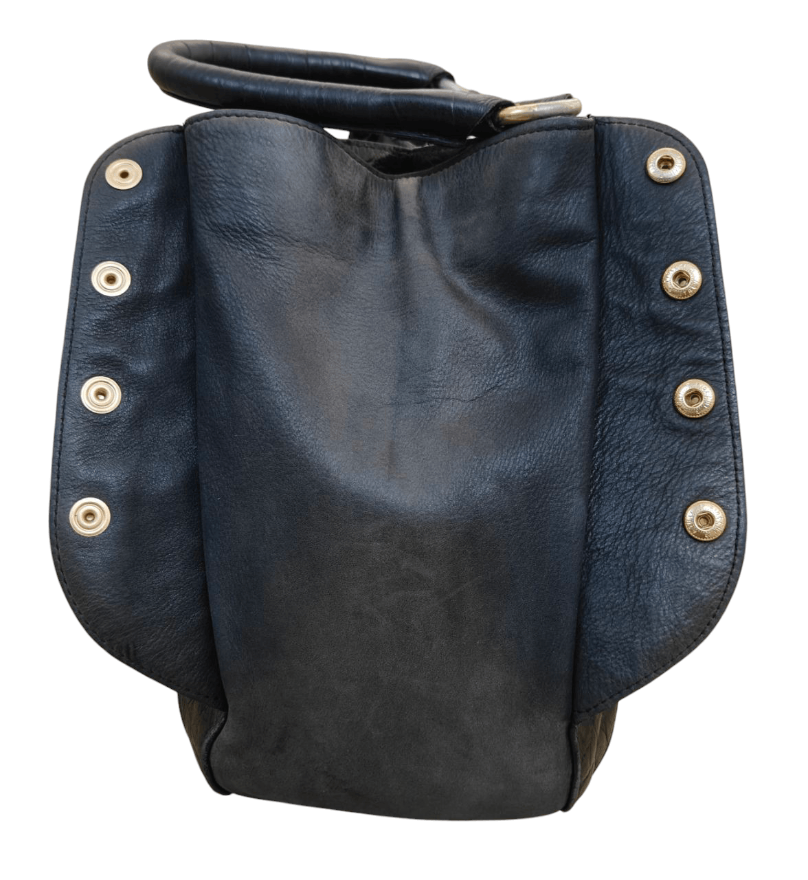 Vintage Furla Leather Handbag, Made in Romania
