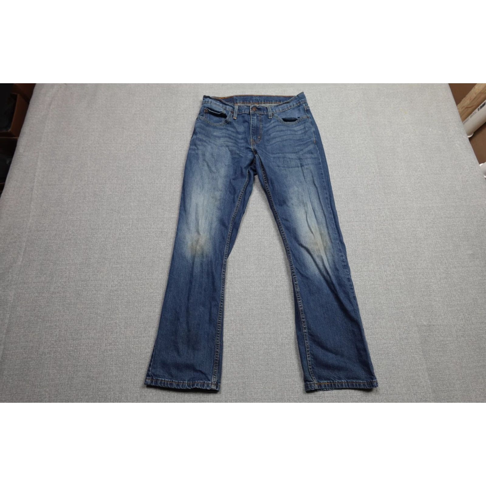 Levi's Levi's 559 Jeans Mens 30x30 Blue Denim Straight Leg 5-Pocket Zip Fly N/A Size US 30 / EU 46 - 3 Thumbnail