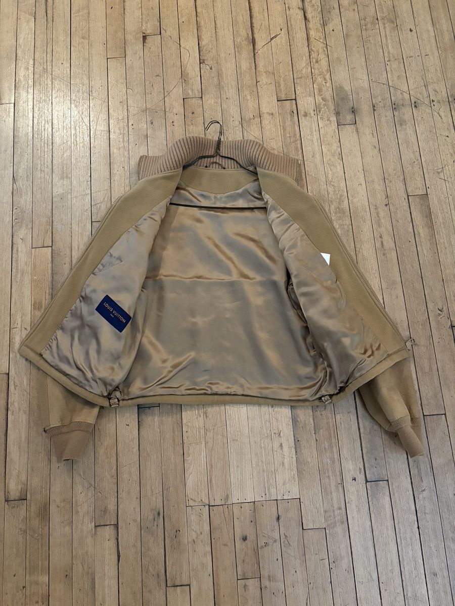 Designer × Louis Vuitton Mixed Material Leather Teddy Blouson Size US L / EU 52-54 / 3 - 19 Thumbnail