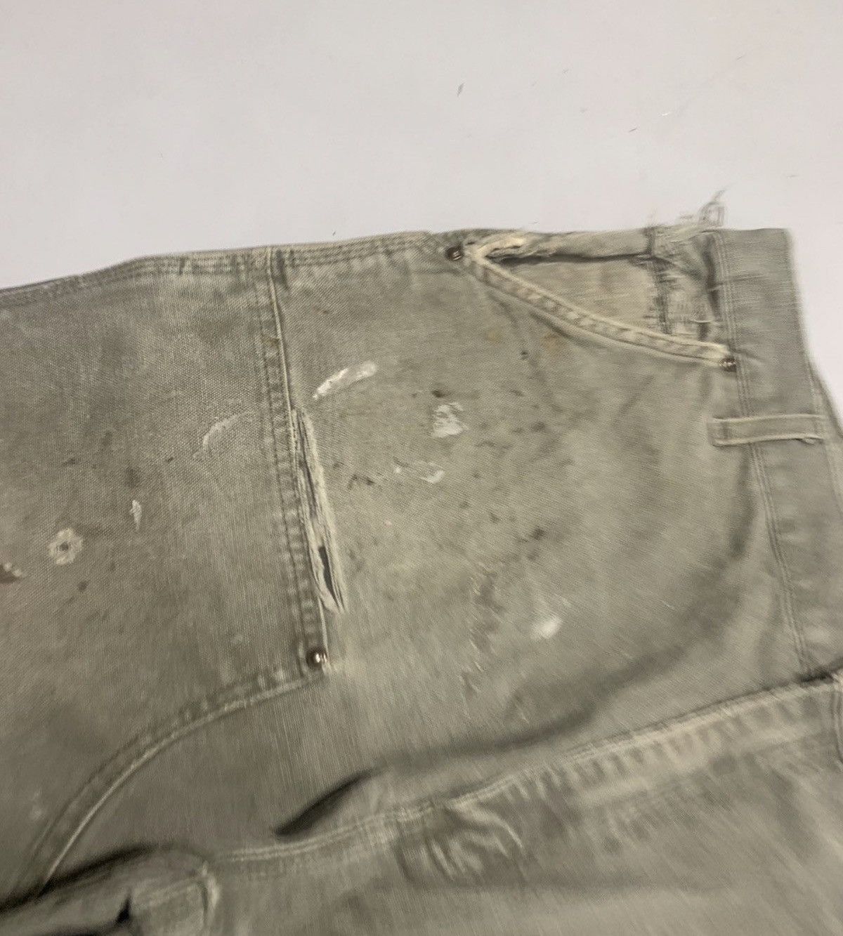 Carhartt Vintage carhartt b136 moss double knee denim Size US 38 / EU 54 - 4 Thumbnail