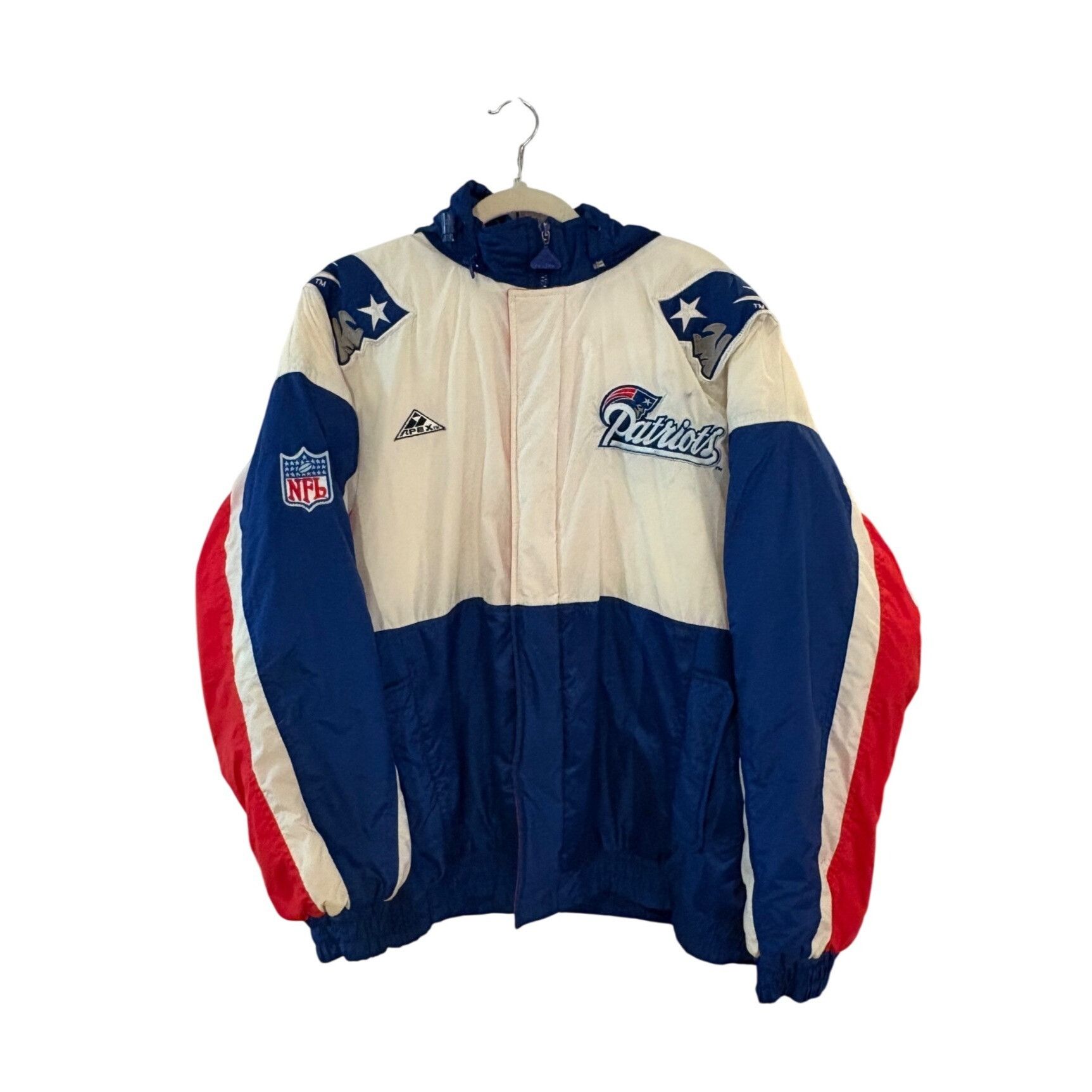 Vintage 90s Apex One New England Patriots NFL Pro Line Full