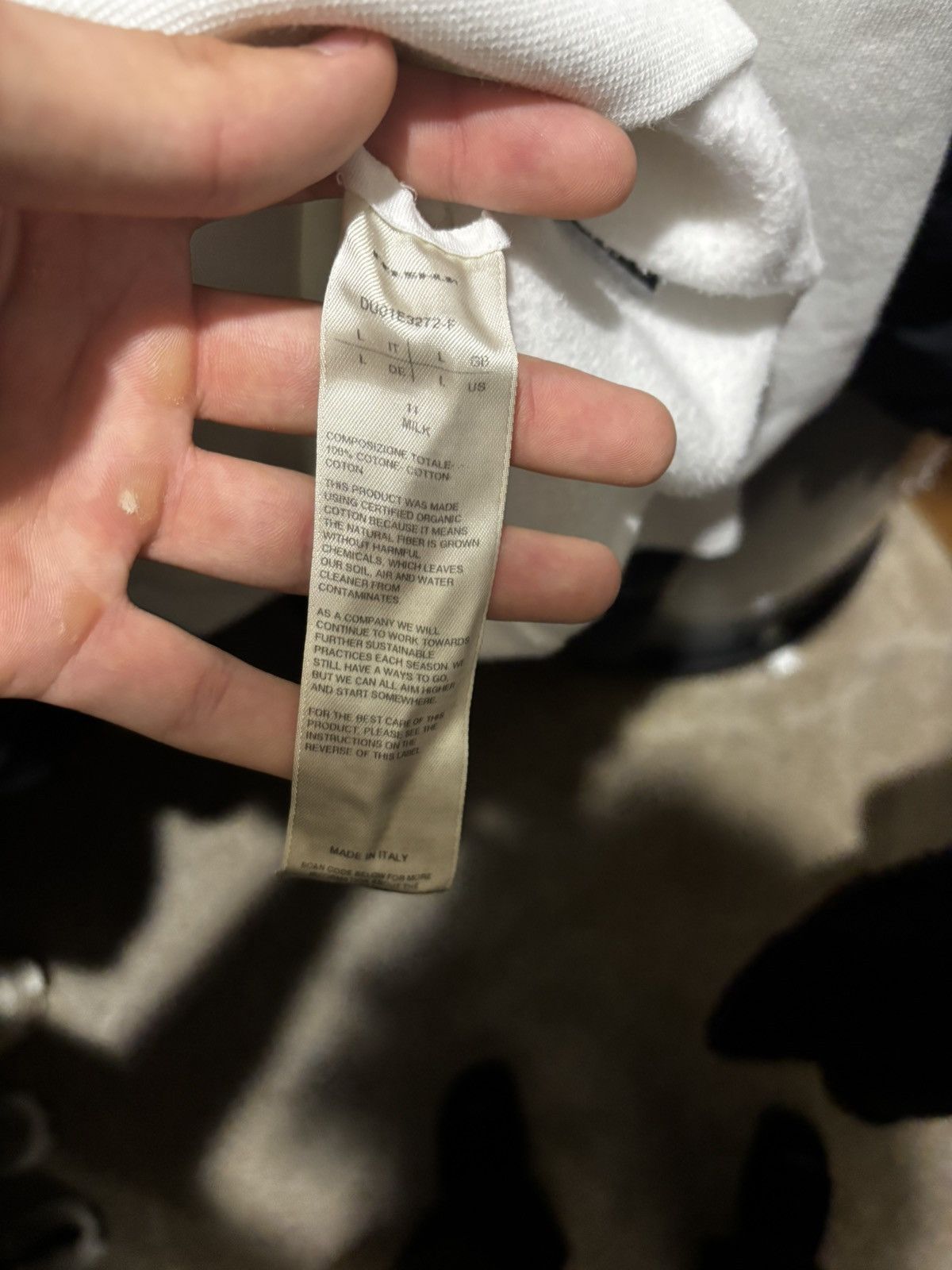 Rick Owens Rick Owens Off-white Hollywood Tecsweat Sweatshirt Size US L / EU 52-54 / 3 - 3 Thumbnail