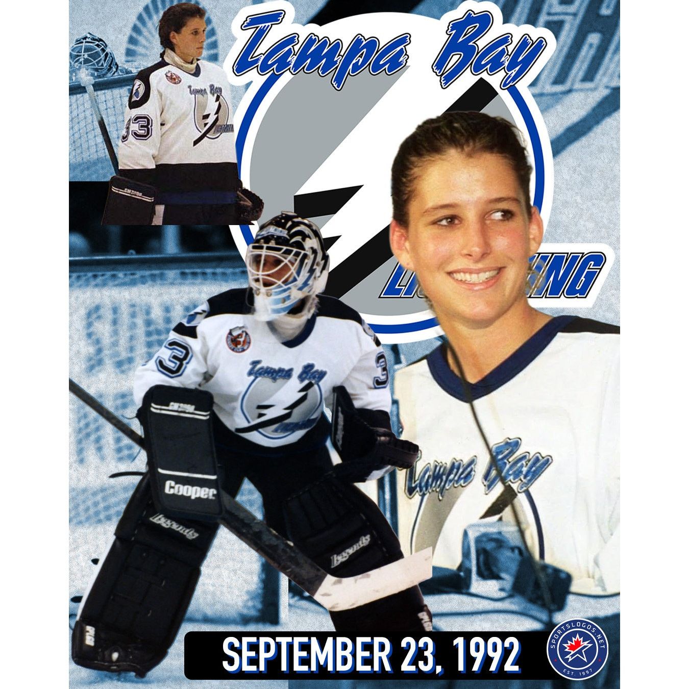 Ccm × NHL Tampa Bay Lightning 90s CCM jersey XL Florida hockey vtg Size US XL / EU 56 / 4 - 4 Thumbnail