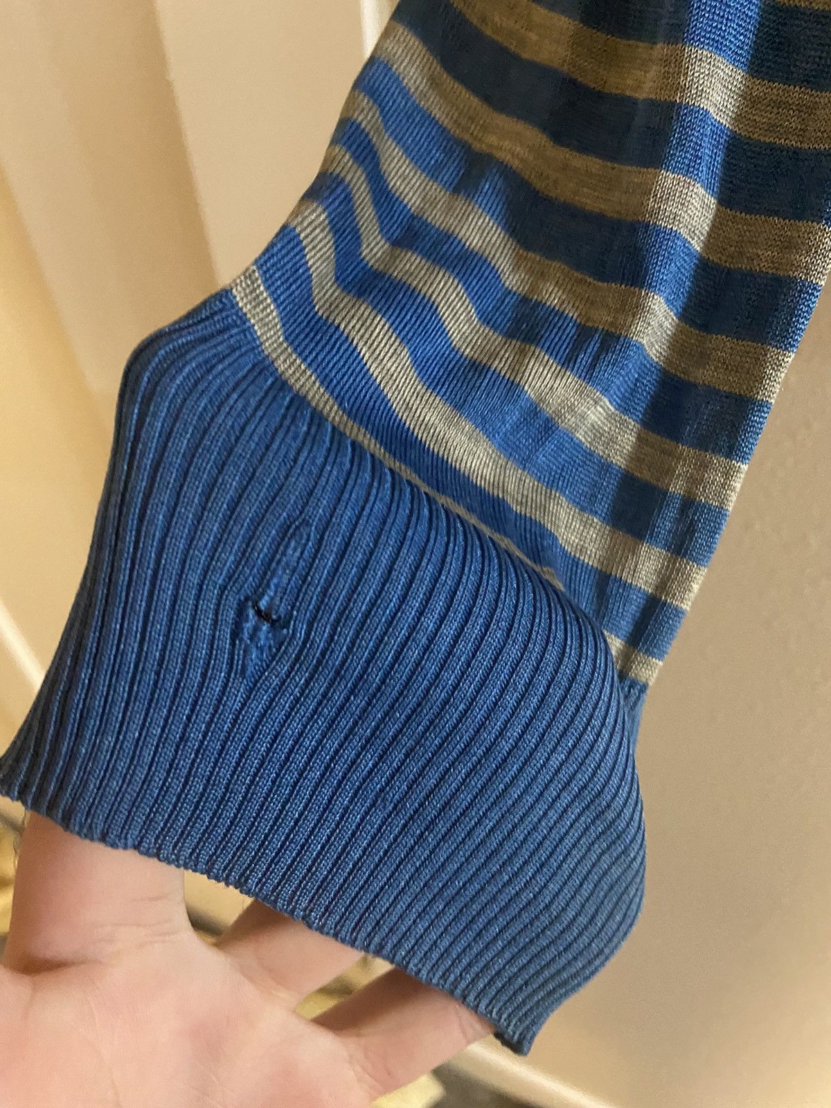 Comme des Garcons × Junya Watanabe × Vintage Junya Watanabe Comme Des Garçon Man Stripped Cardigan Size US S / EU 44-46 / 1 - 6 Thumbnail