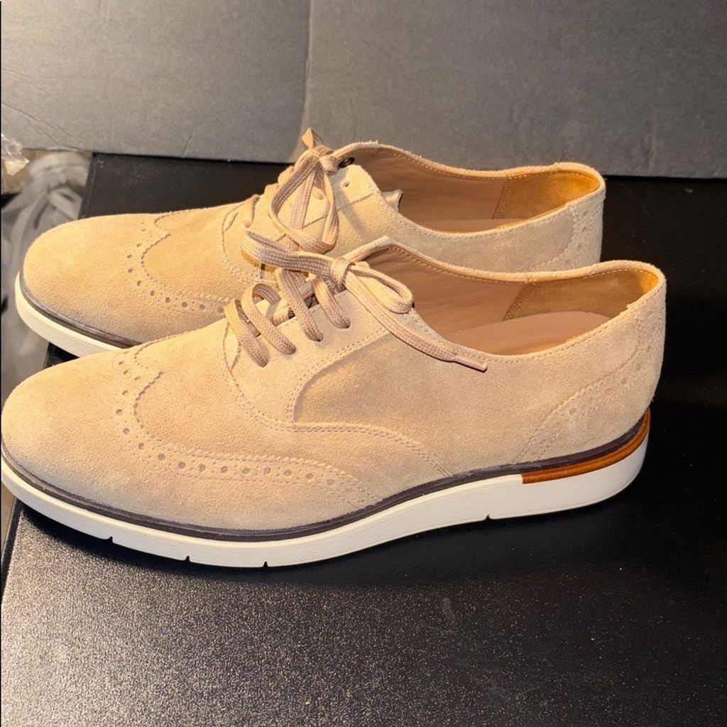 Allen Edmonds Allen Edmunds Ran Suede Oxford Shoe NWB Sz 9.5D Retail $395 Size US 9.5 / EU 42-43 - 4 Thumbnail