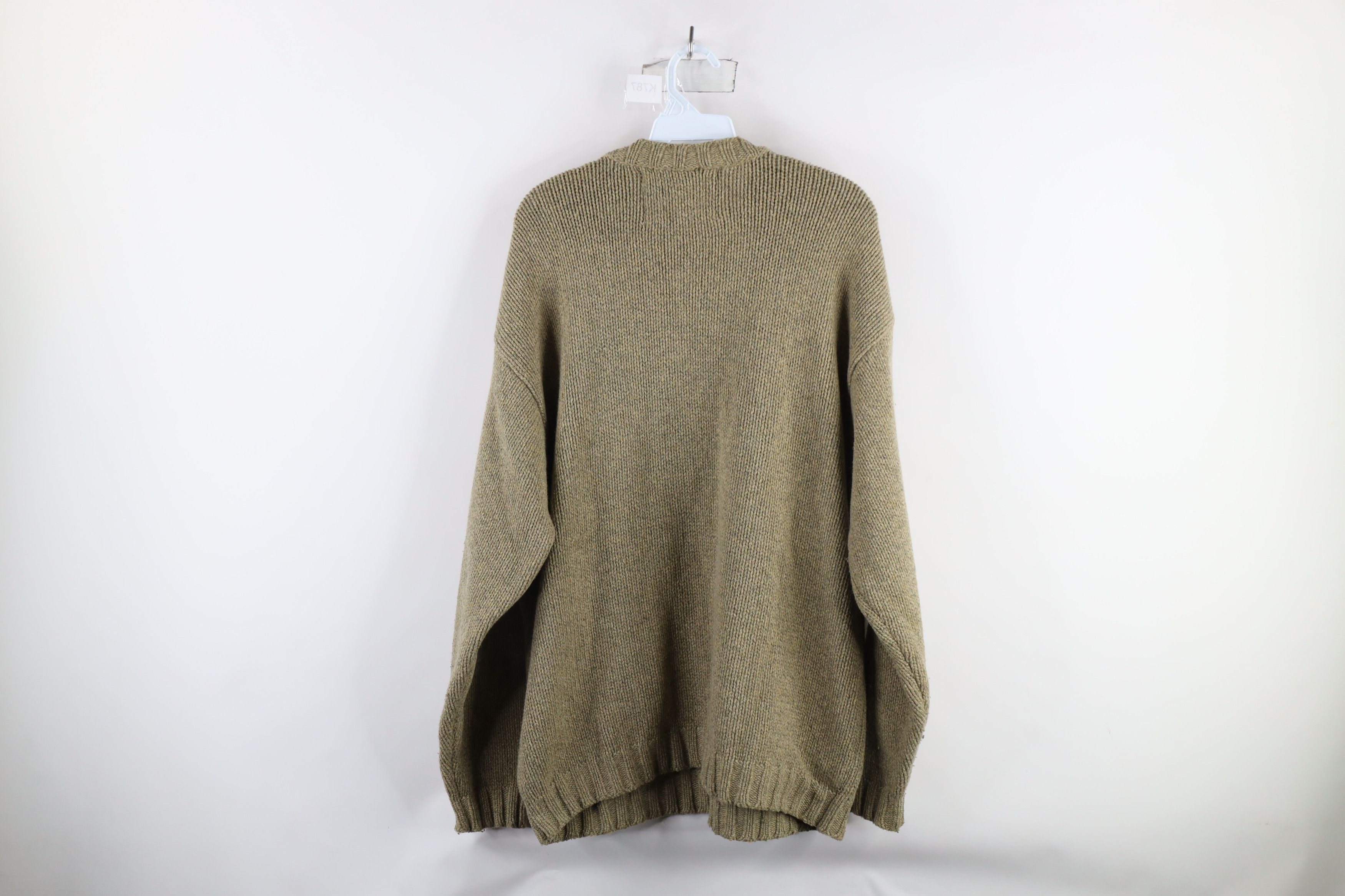 Abercrombie & Fitch × Vintage Vintage 90s Abercrombie & Fitch Wool Knit Snowflake Sweater Size US L / EU 52-54 / 3 - 6 Thumbnail
