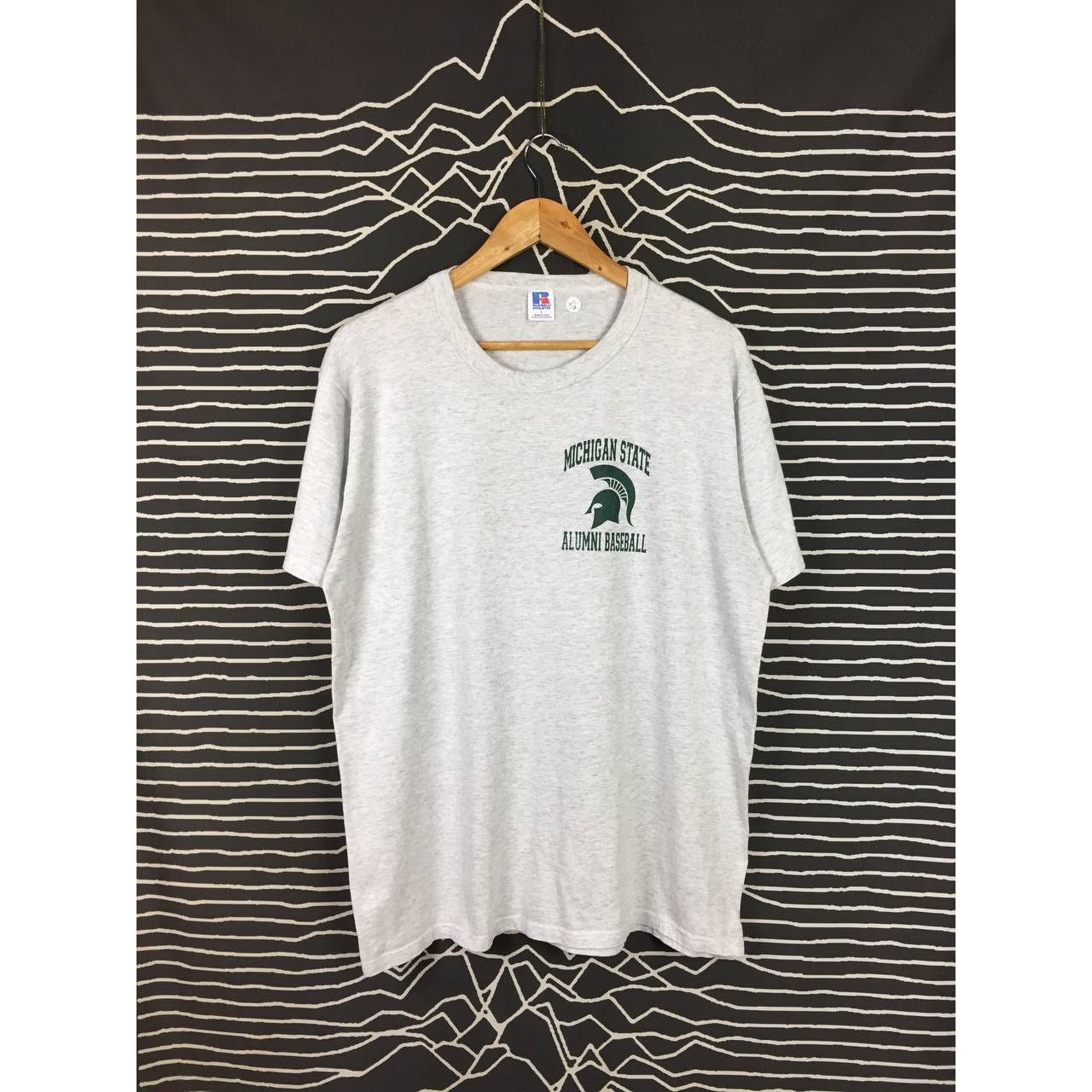 Russell Athletic × Vintage Vtg 90s Russell Athletic Michigan State Alumni Baseball Tee Size US L / EU 52-54 / 3 - 2 Thumbnail