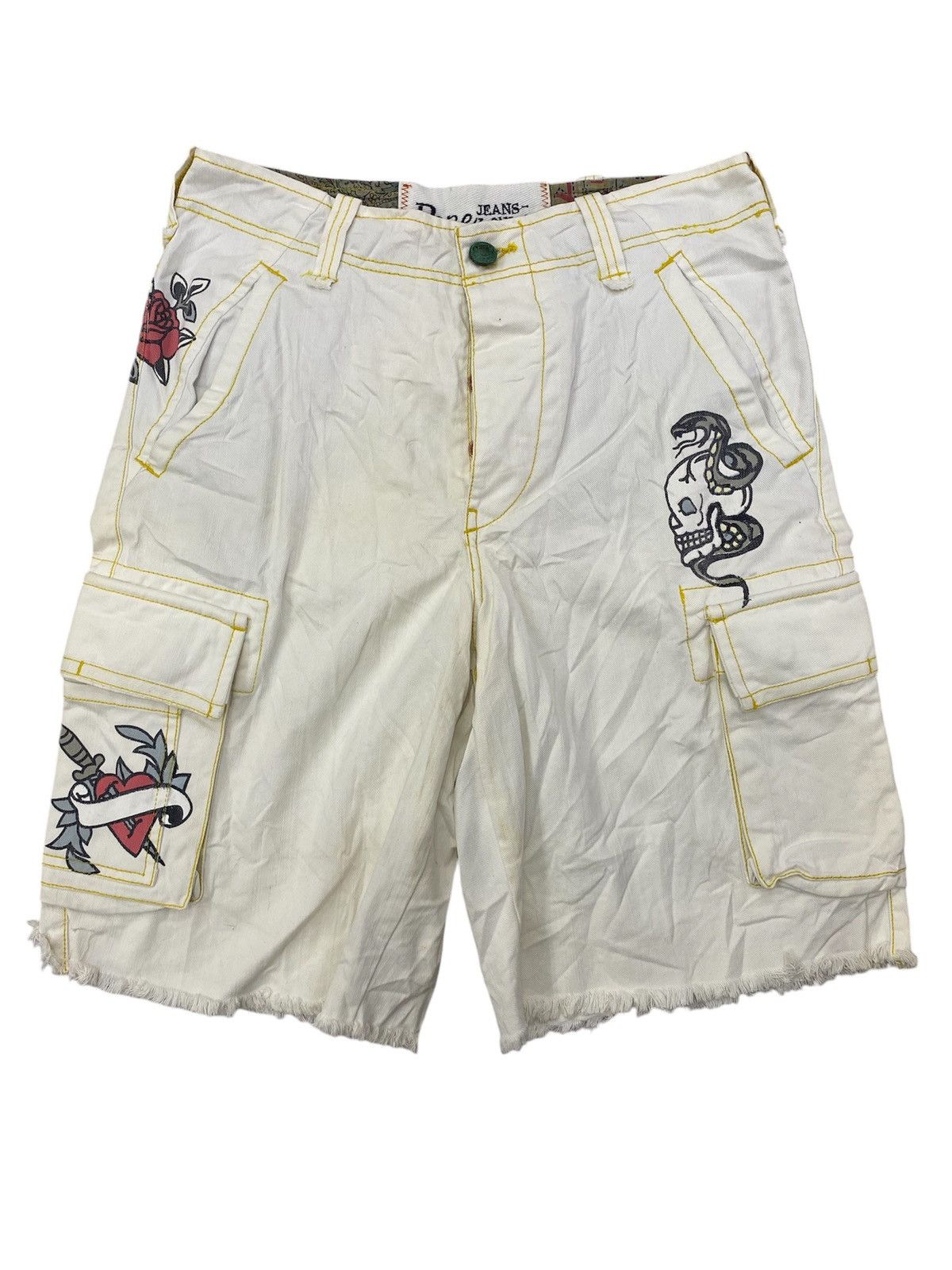 Pepe Jeans Pepe Jeans London duke y2k white jorts Size US 32 / EU 48 - 1 Thumbnail
