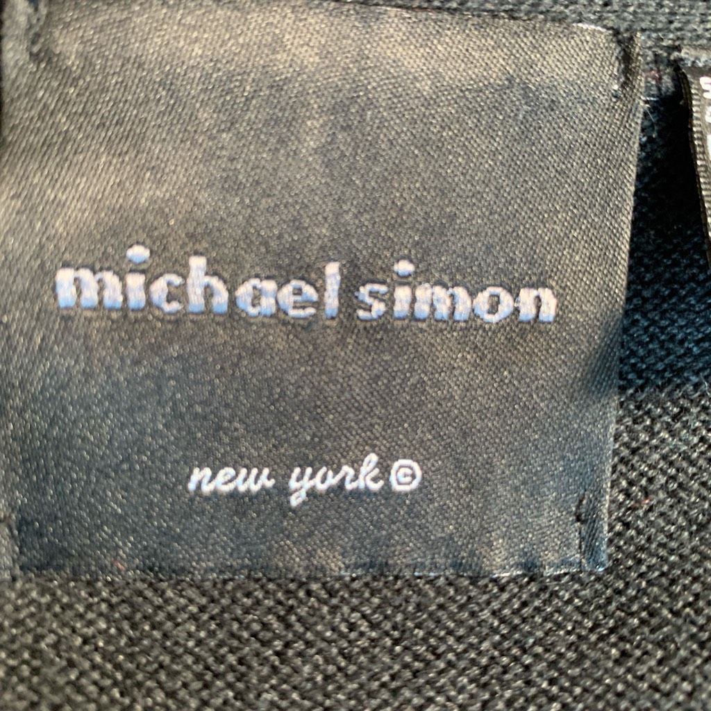Vintage Vintage Michael Simon Embroidered Cardigan Sweater Black Col Size 4XL / US 24-26 - 7 Thumbnail