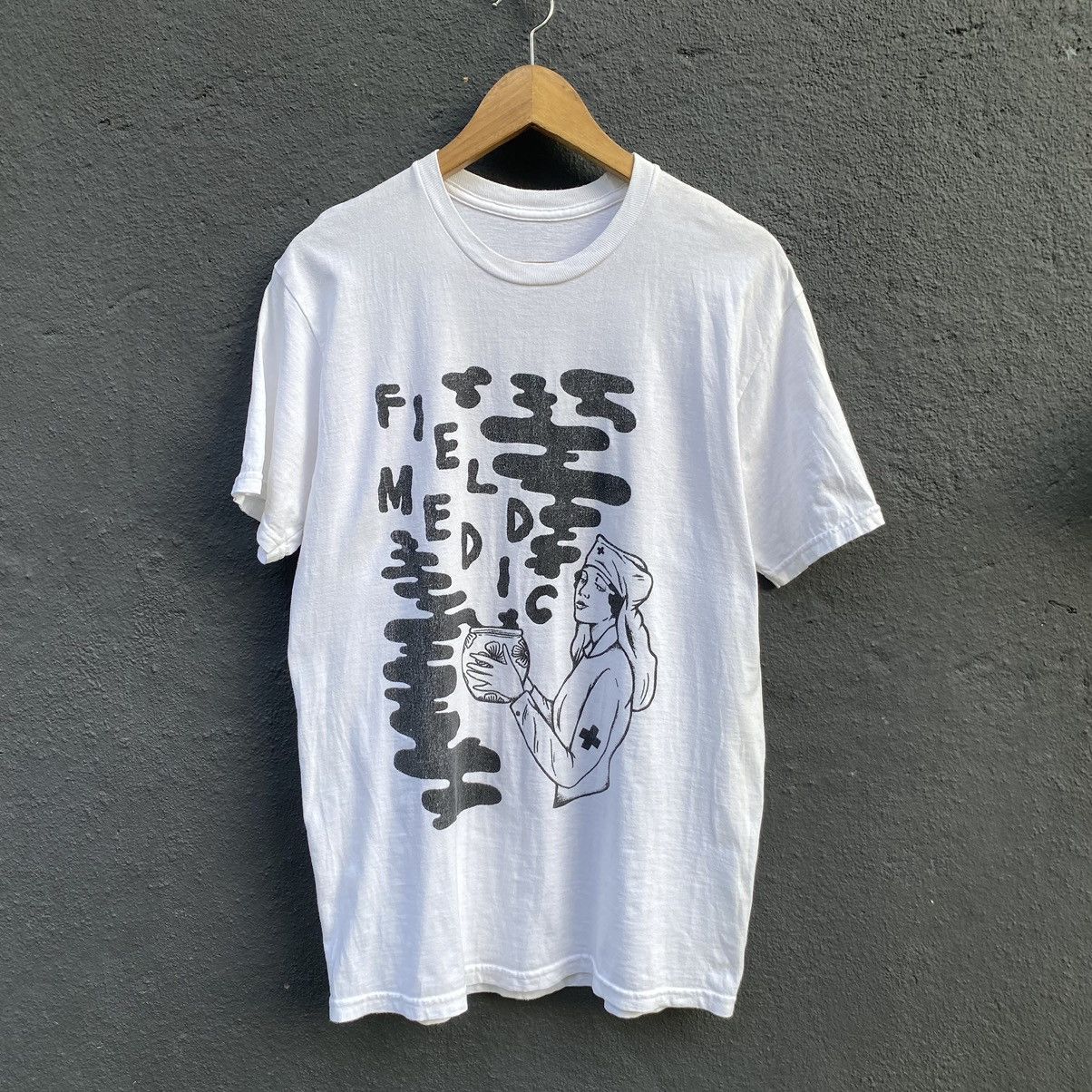 Band Tees Field Medic American Indie Rock Band ERD GRUNGE THRASHED TEE Size US M / EU 48-50 / 2 - 1 Thumbnail