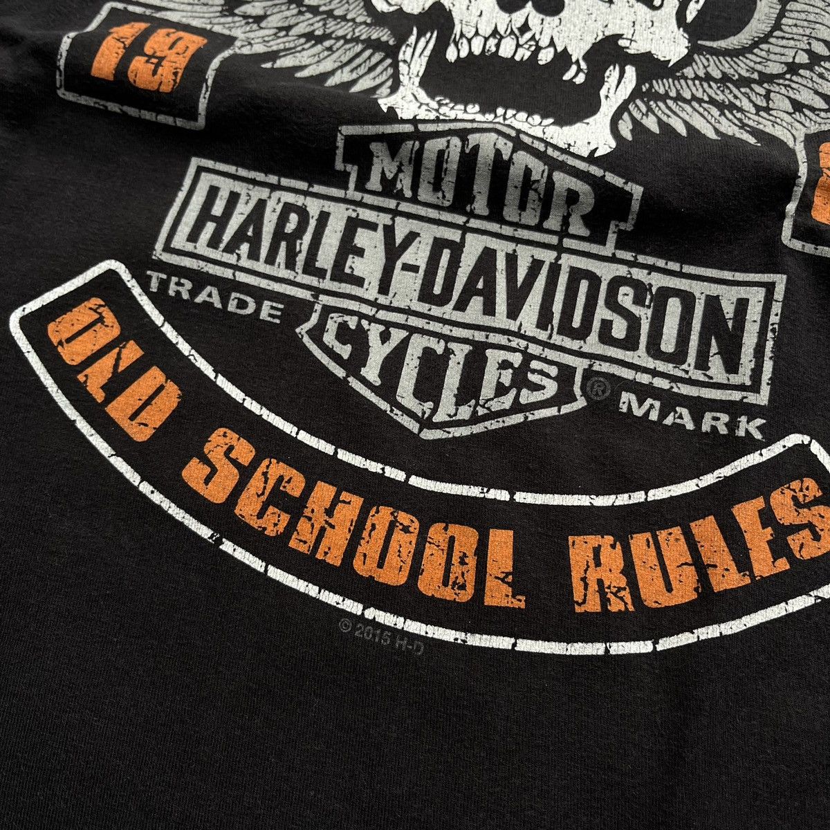 Harley Davidson × Vintage Vintage Harley Davidson chandler Black T-shirt faded Size US S / EU 44-46 / 1 - 4 Thumbnail