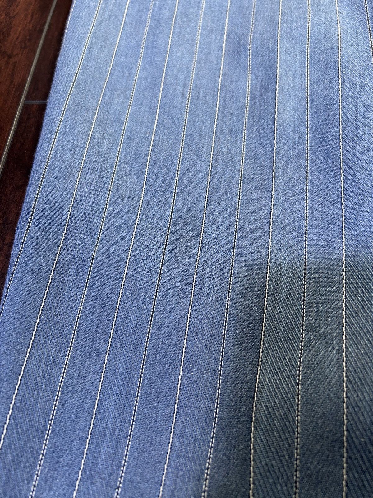 Vintage Vintage 70’s Pinstripe Flares Size US 30 / EU 46 - 5 Thumbnail