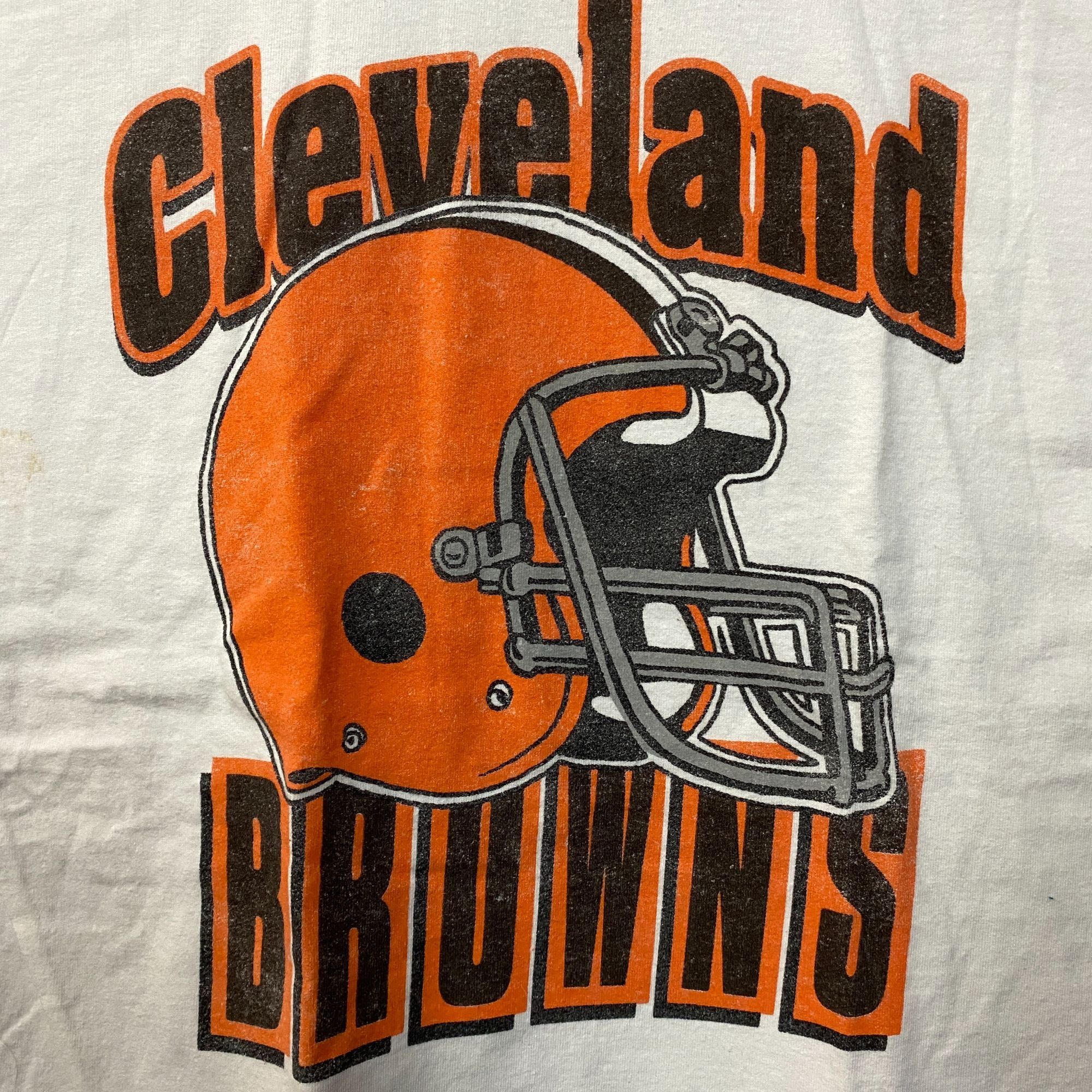 Junk Food Junk Food Clothing NFL Cleveland Browns Throwback Helmet T-S Size US M / EU 48-50 / 2 - 2 Thumbnail