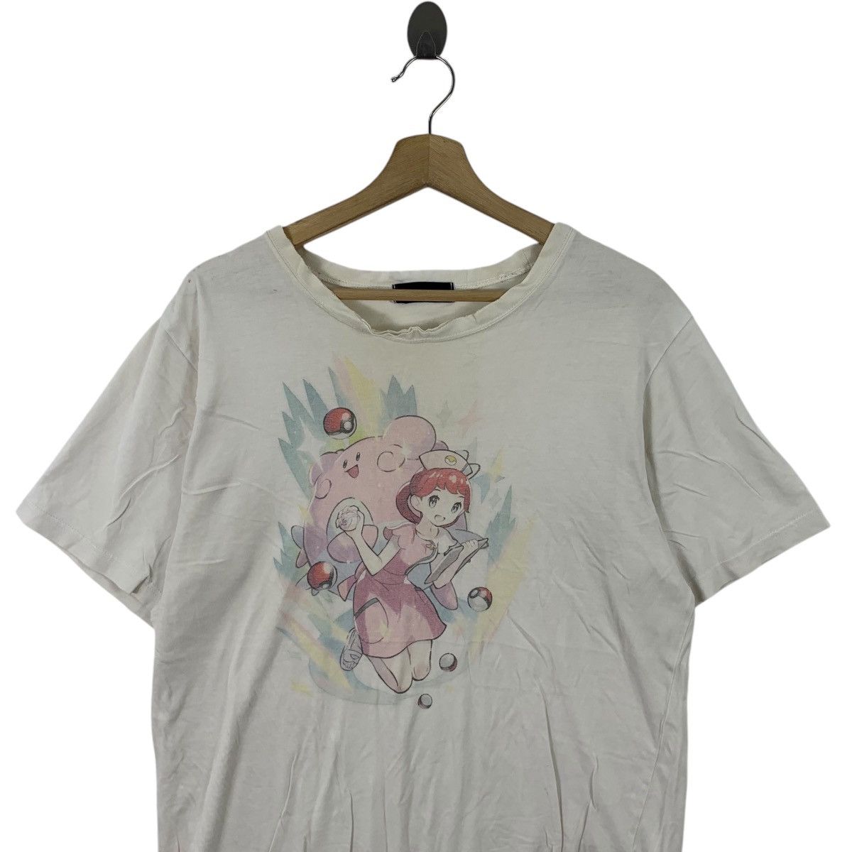 Pokemon POKEMON TRAINERS CENTER Lady Canvas Nintendo Tee Shirt Top Size M / US 6-8 / IT 42-44 - 2 Thumbnail