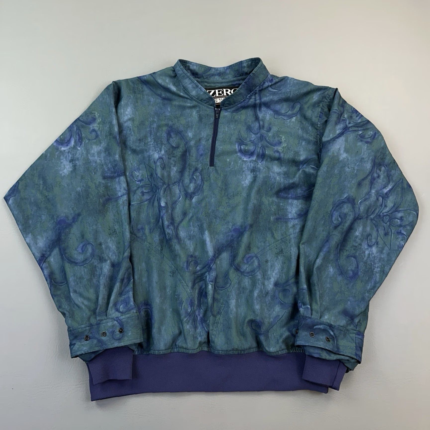 Vintage VINTAGE Zero Restriction Golf Pullover Women’s M Abstract Floral Windshirt USA Size M / US 6-8 / IT 42-44 - 2 Thumbnail