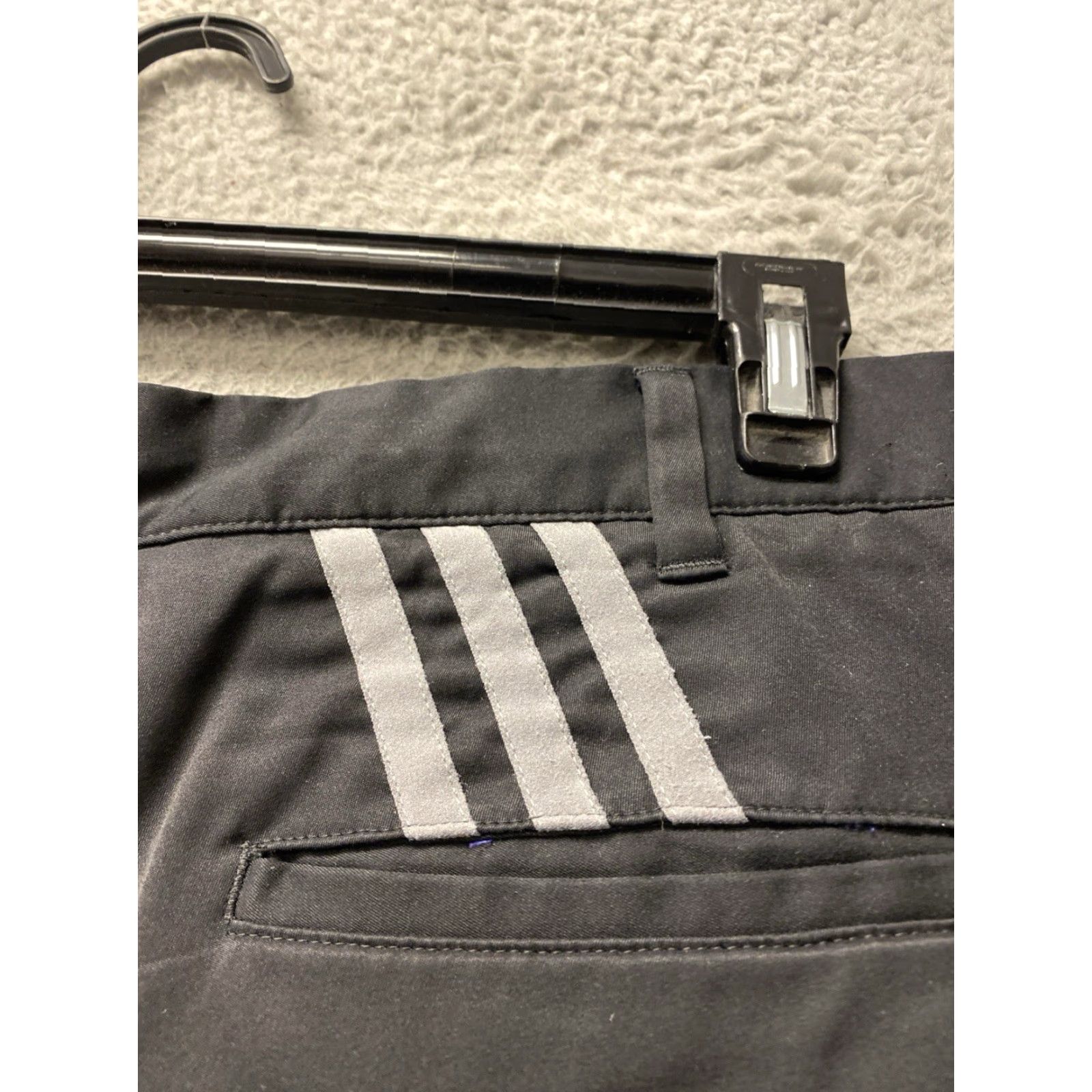 Adidas Adidas Golf Pants Mens 38x34 Black Lightweight Chino Polyester Casual Pants Mens 34 Inseam Size US 38 / EU 54 - 7 Thumbnail