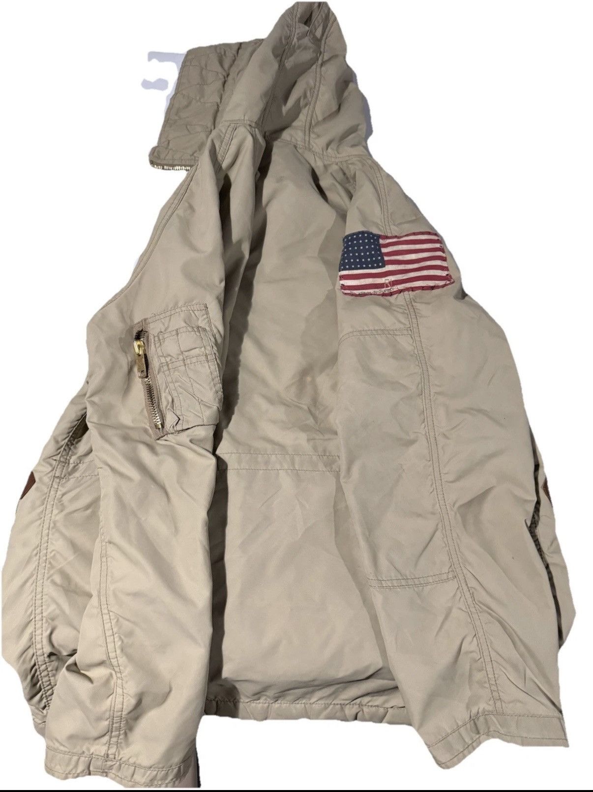 Denim & Supply Ralph Lauren Denim & Supply Ralph Lauren Men's Beige Hooded Jacket Size US S / EU 44-46 / 1 - 3 Thumbnail