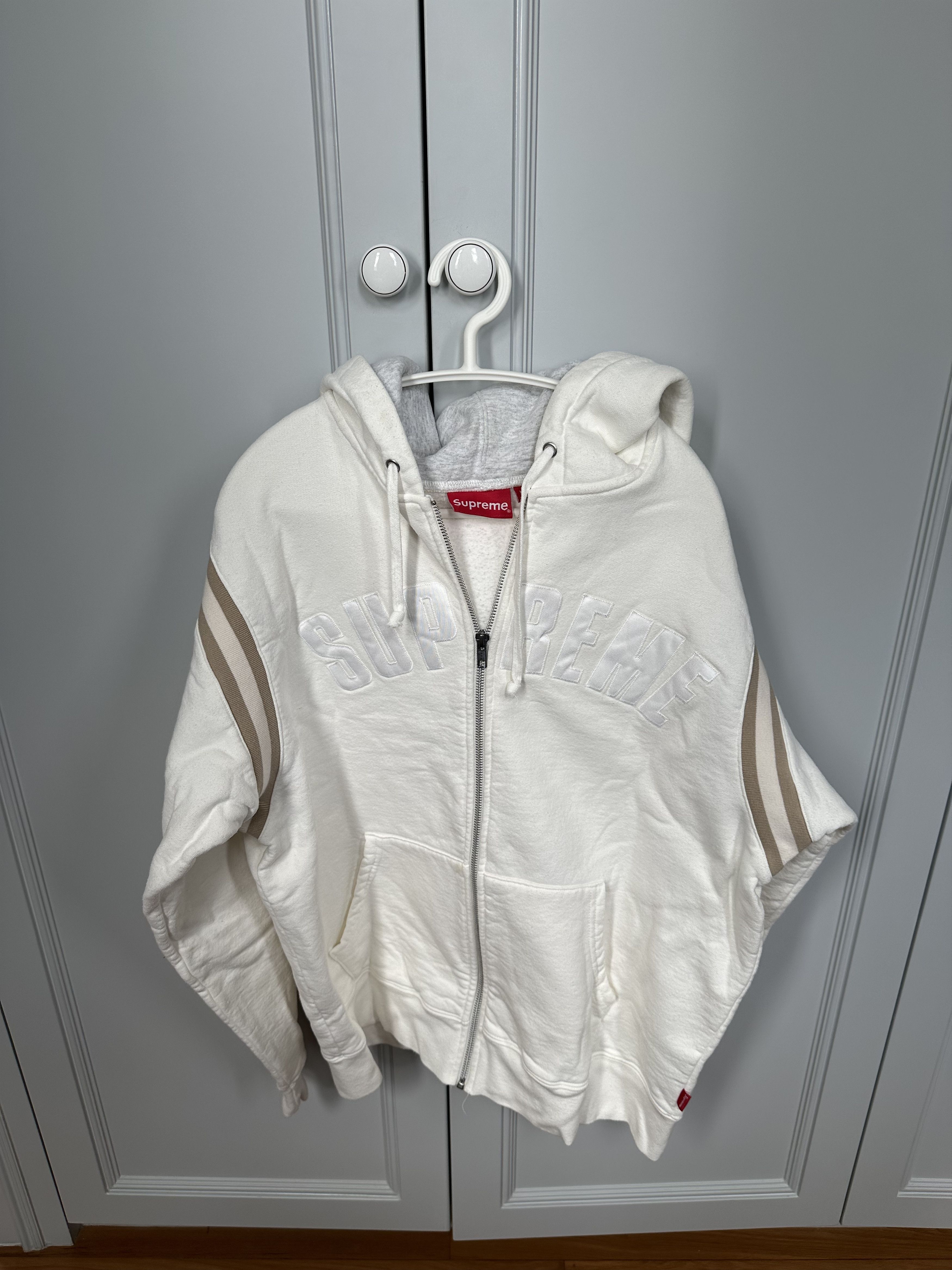 Supreme Supreme ss18 Jet Sleeve Zip Up Hooded Sweatshirt Size US M / EU 48-50 / 2 - 2 Thumbnail