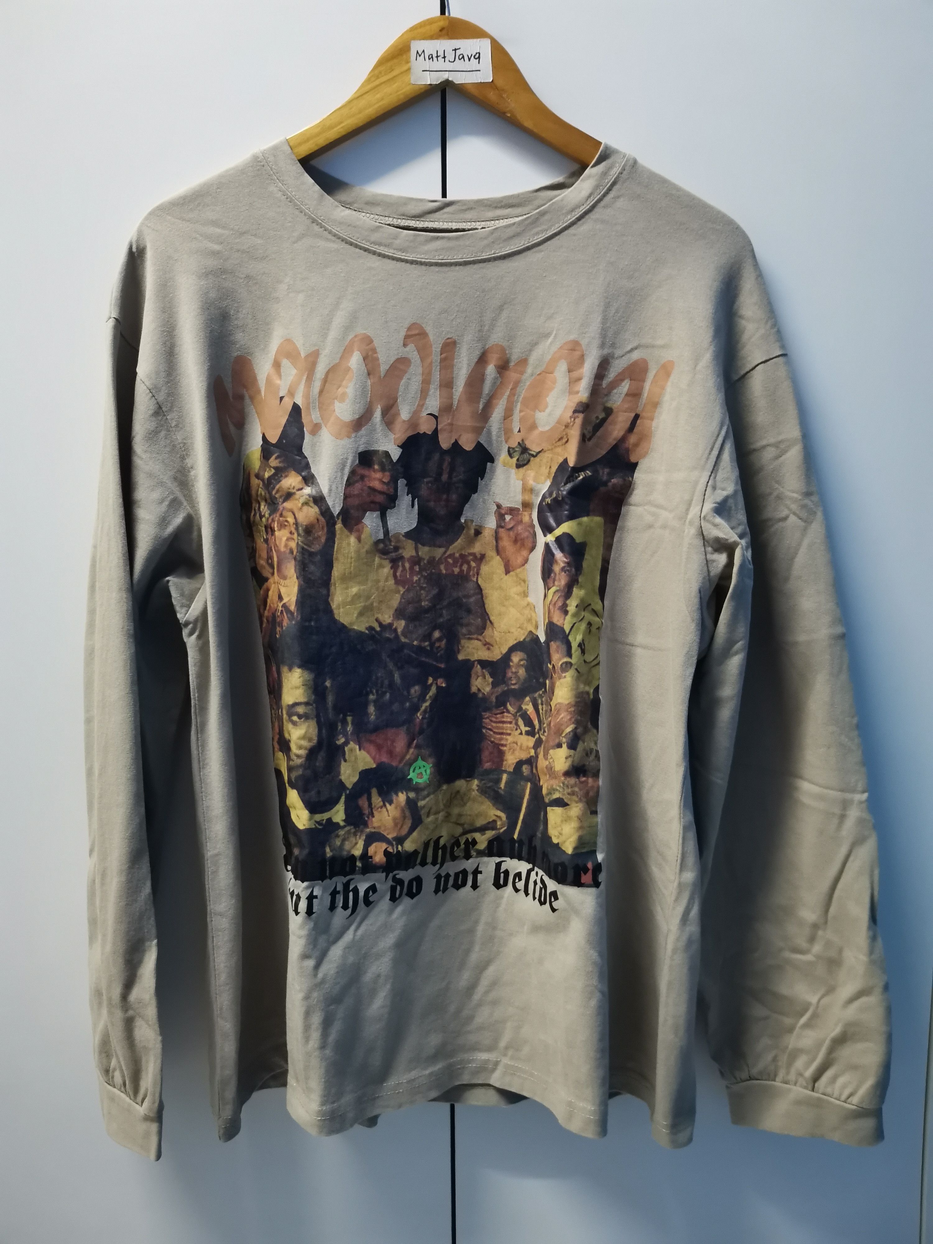 Rap Tees Anarchy Rapper Rap Tee Hip Hop Unknown Streetwear Size US L / EU 52-54 / 3 - 2 Thumbnail