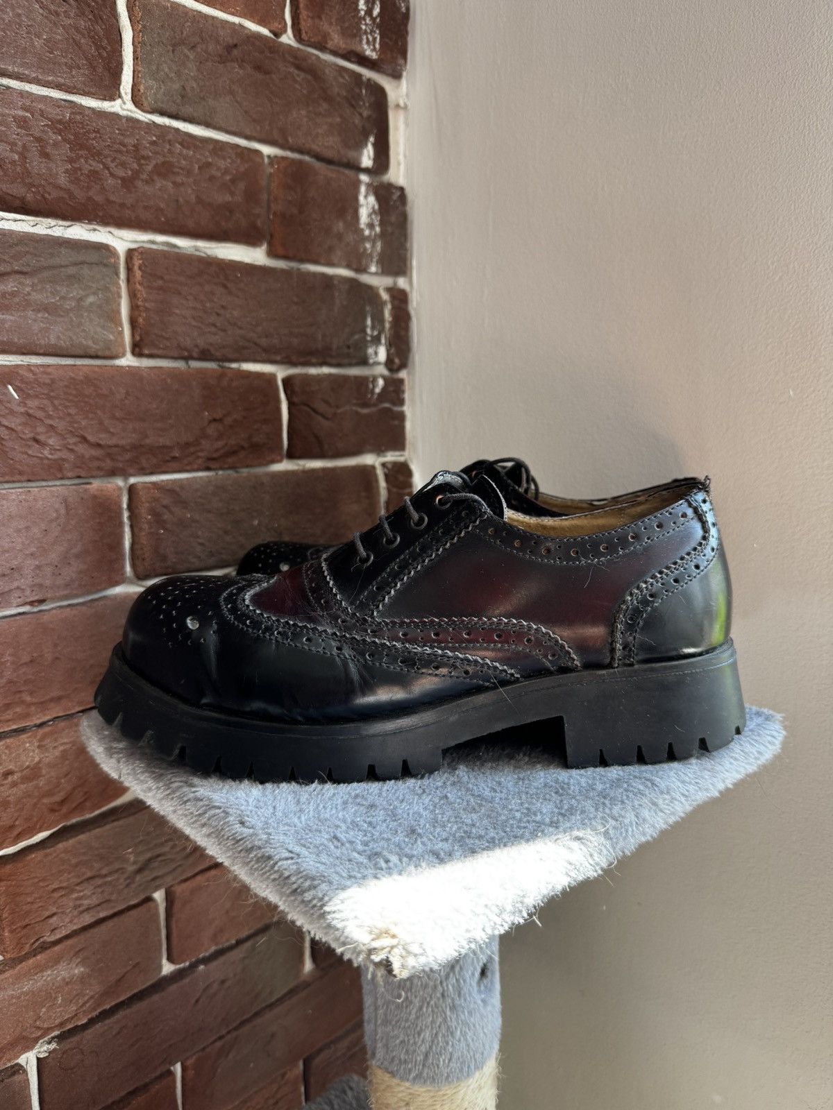 Leather Rare Vintage Ranger Avant Garde Platform Derby Leather Boots Size US 9 / EU 42 - 5 Thumbnail